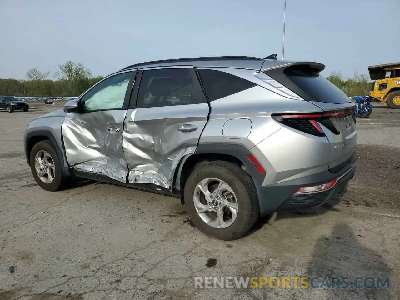 2 Photograph of a damaged car 5NMJBCAE2NH155280 HYUNDAI TUCSON 2022