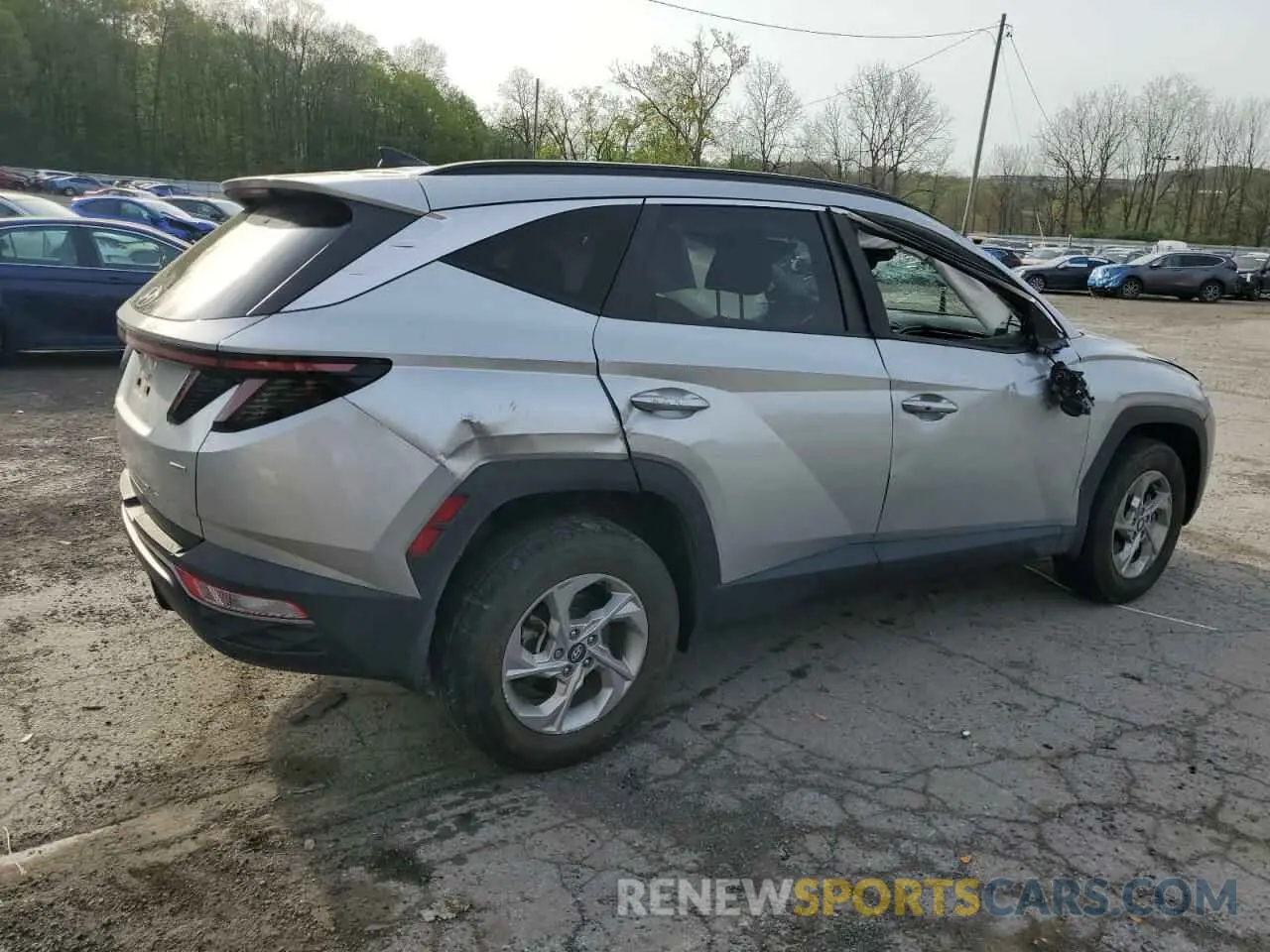 3 Photograph of a damaged car 5NMJBCAE2NH155280 HYUNDAI TUCSON 2022