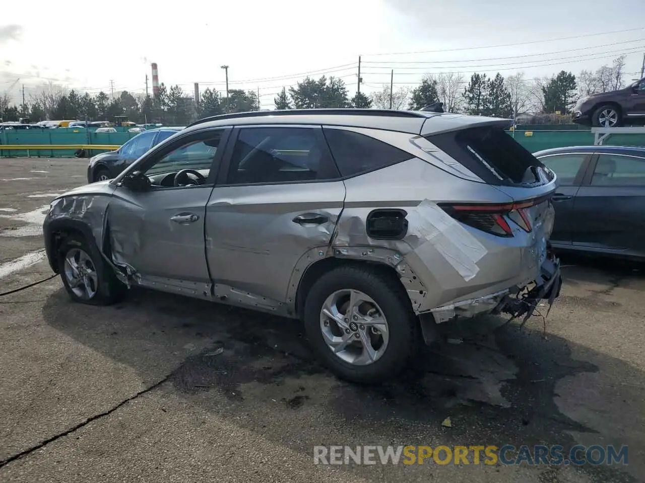 2 Photograph of a damaged car 5NMJBCAE4NH071266 HYUNDAI TUCSON 2022