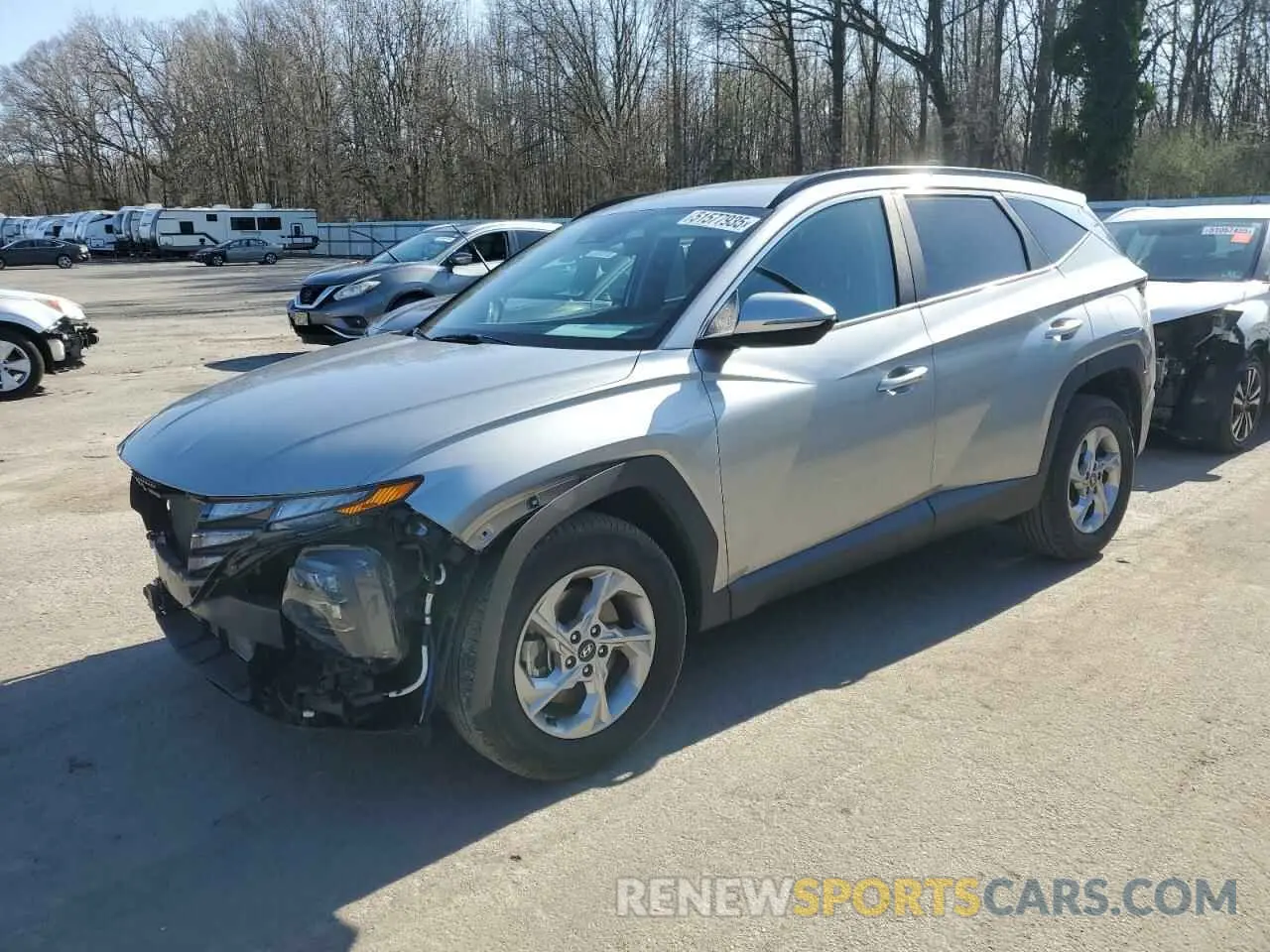 1 Photograph of a damaged car 5NMJBCAE4NH077181 HYUNDAI TUCSON 2022