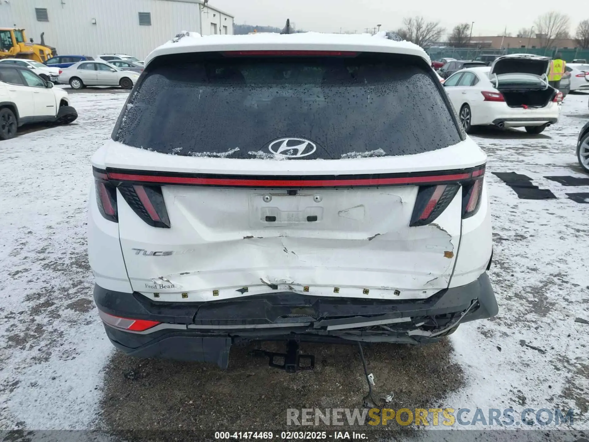 6 Photograph of a damaged car 5NMJBCAE4NH090660 HYUNDAI TUCSON 2022
