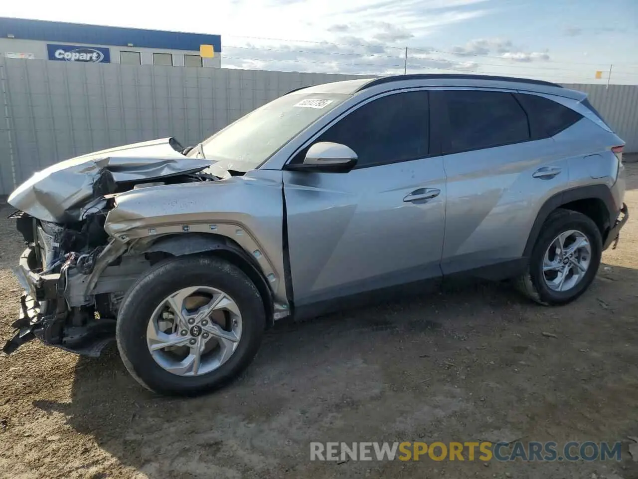 1 Photograph of a damaged car 5NMJBCAE4NH133491 HYUNDAI TUCSON 2022