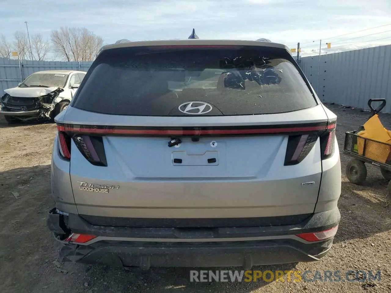 6 Photograph of a damaged car 5NMJBCAE4NH133491 HYUNDAI TUCSON 2022