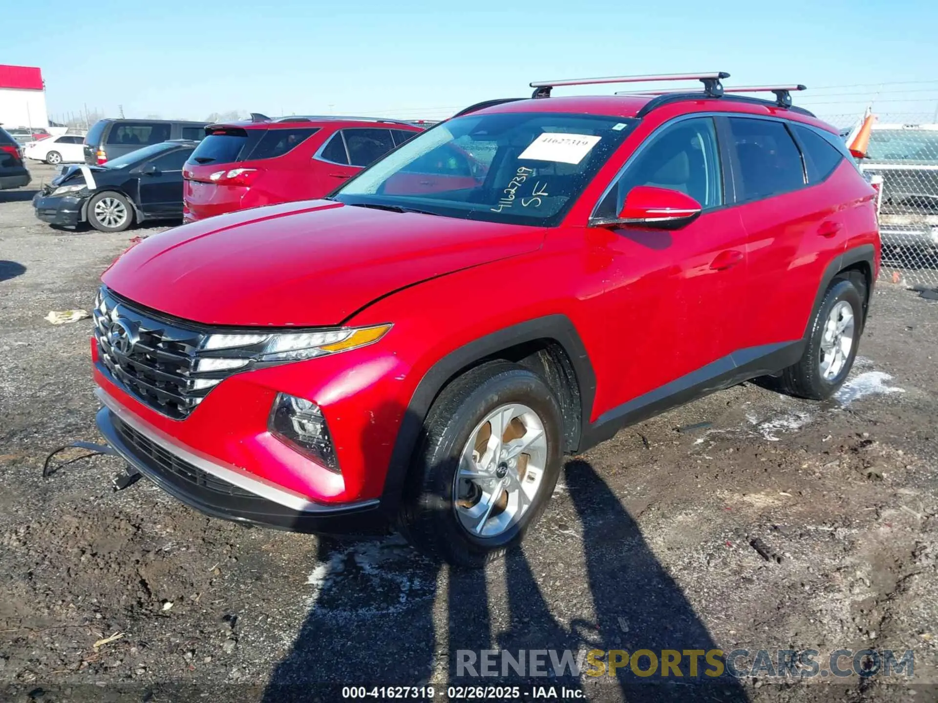 2 Photograph of a damaged car 5NMJBCAE4NH150193 HYUNDAI TUCSON 2022