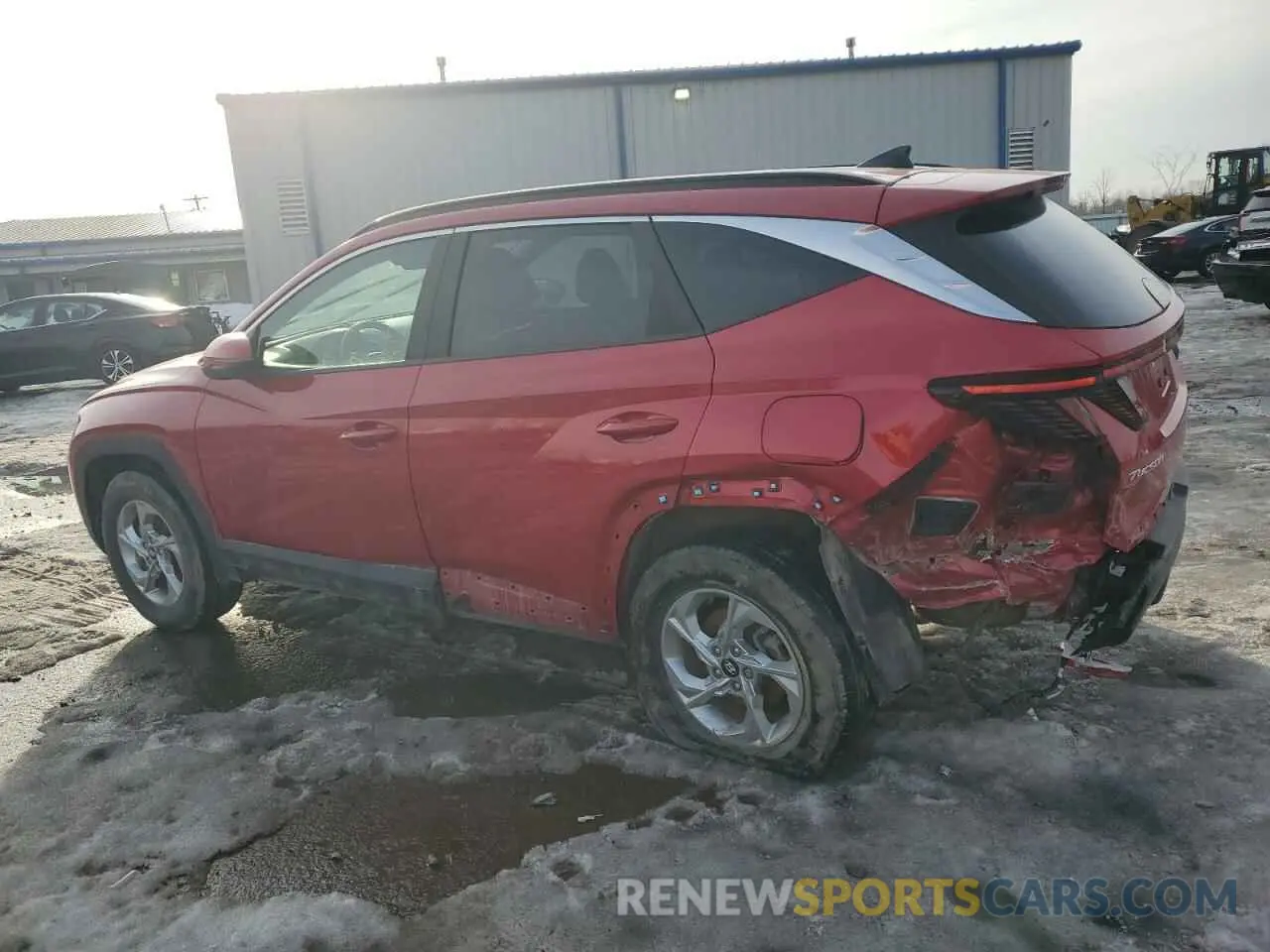 2 Photograph of a damaged car 5NMJBCAE5NH060342 HYUNDAI TUCSON 2022