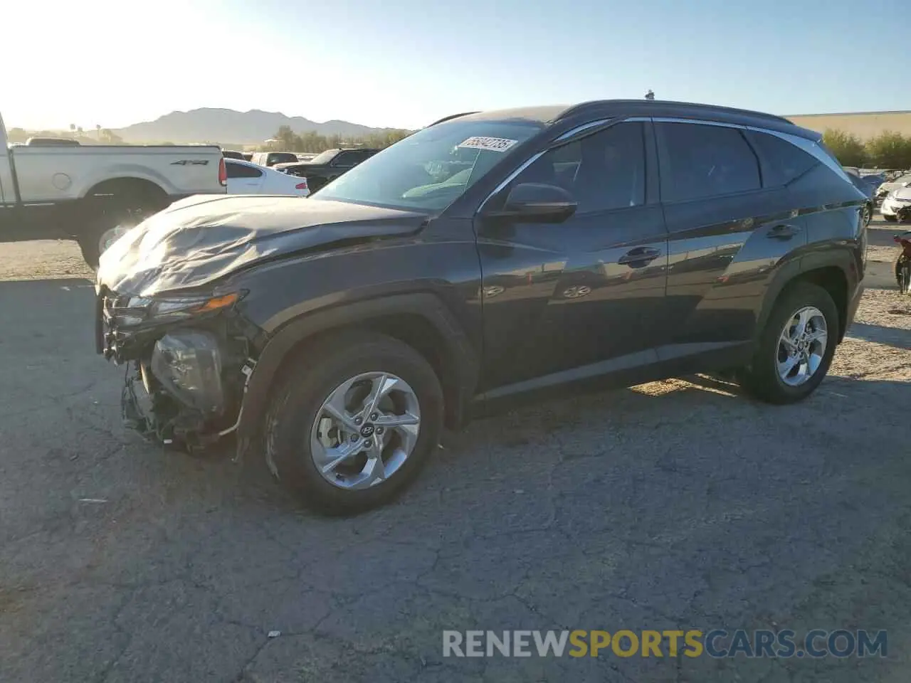 1 Photograph of a damaged car 5NMJBCAE5NH073544 HYUNDAI TUCSON 2022