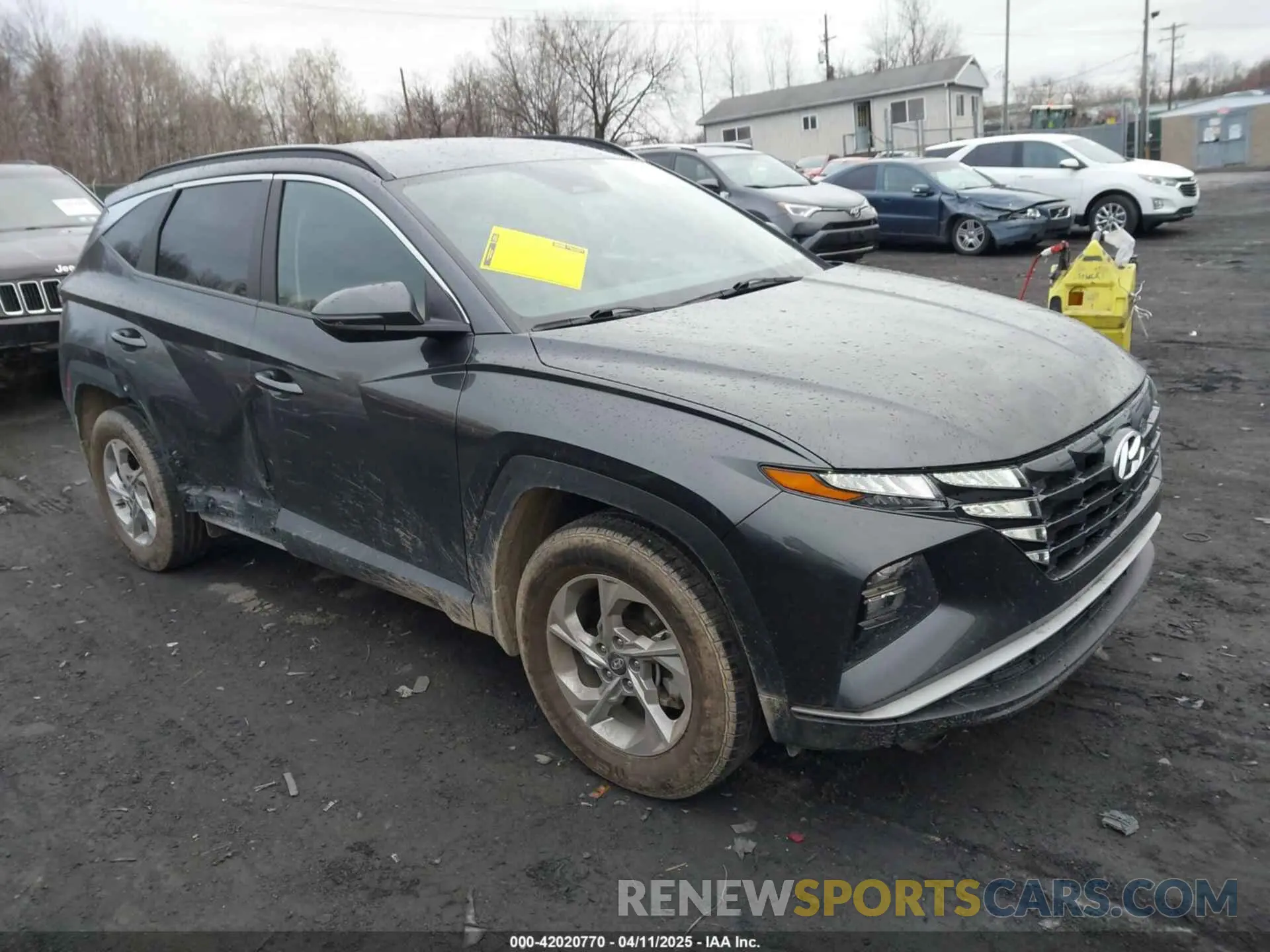 1 Photograph of a damaged car 5NMJBCAE5NH118093 HYUNDAI TUCSON 2022