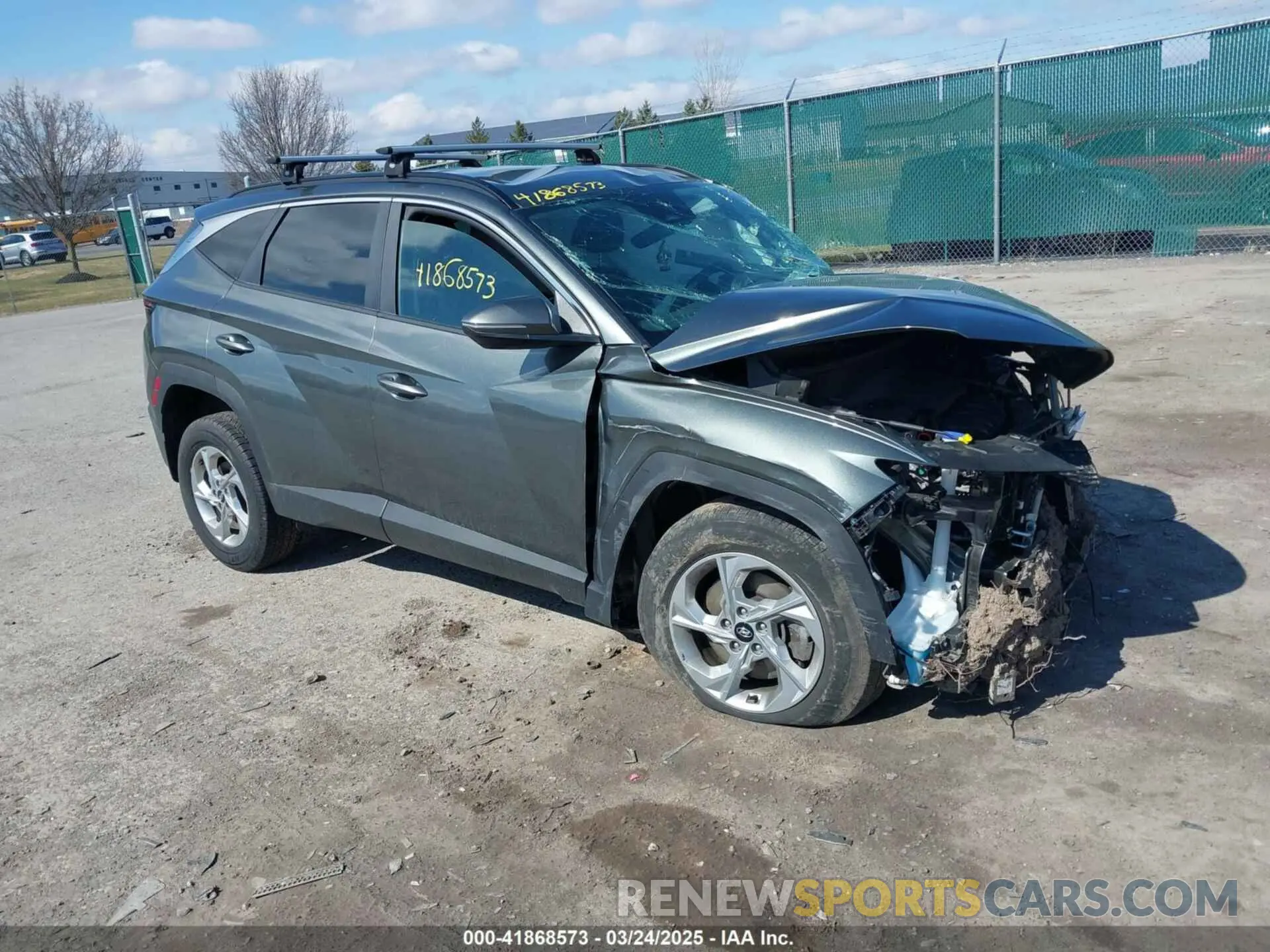 1 Photograph of a damaged car 5NMJBCAE5NH137470 HYUNDAI TUCSON 2022