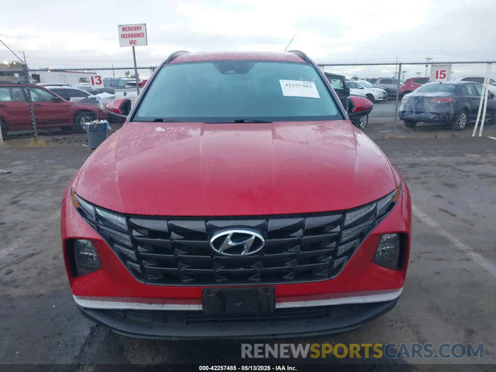 13 Photograph of a damaged car 5NMJBCAE6NH036051 HYUNDAI TUCSON 2022