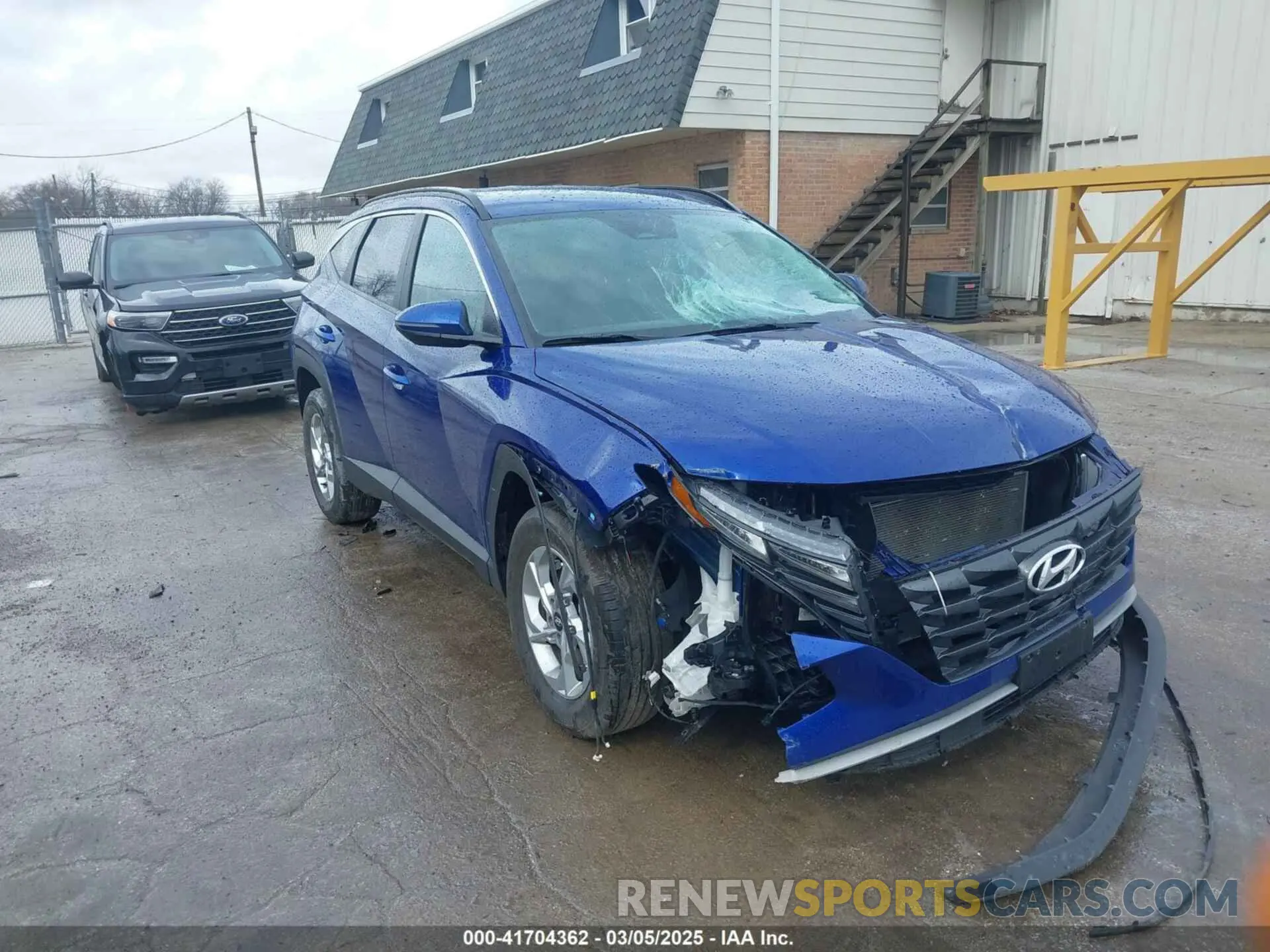 1 Photograph of a damaged car 5NMJBCAE6NH041282 HYUNDAI TUCSON 2022