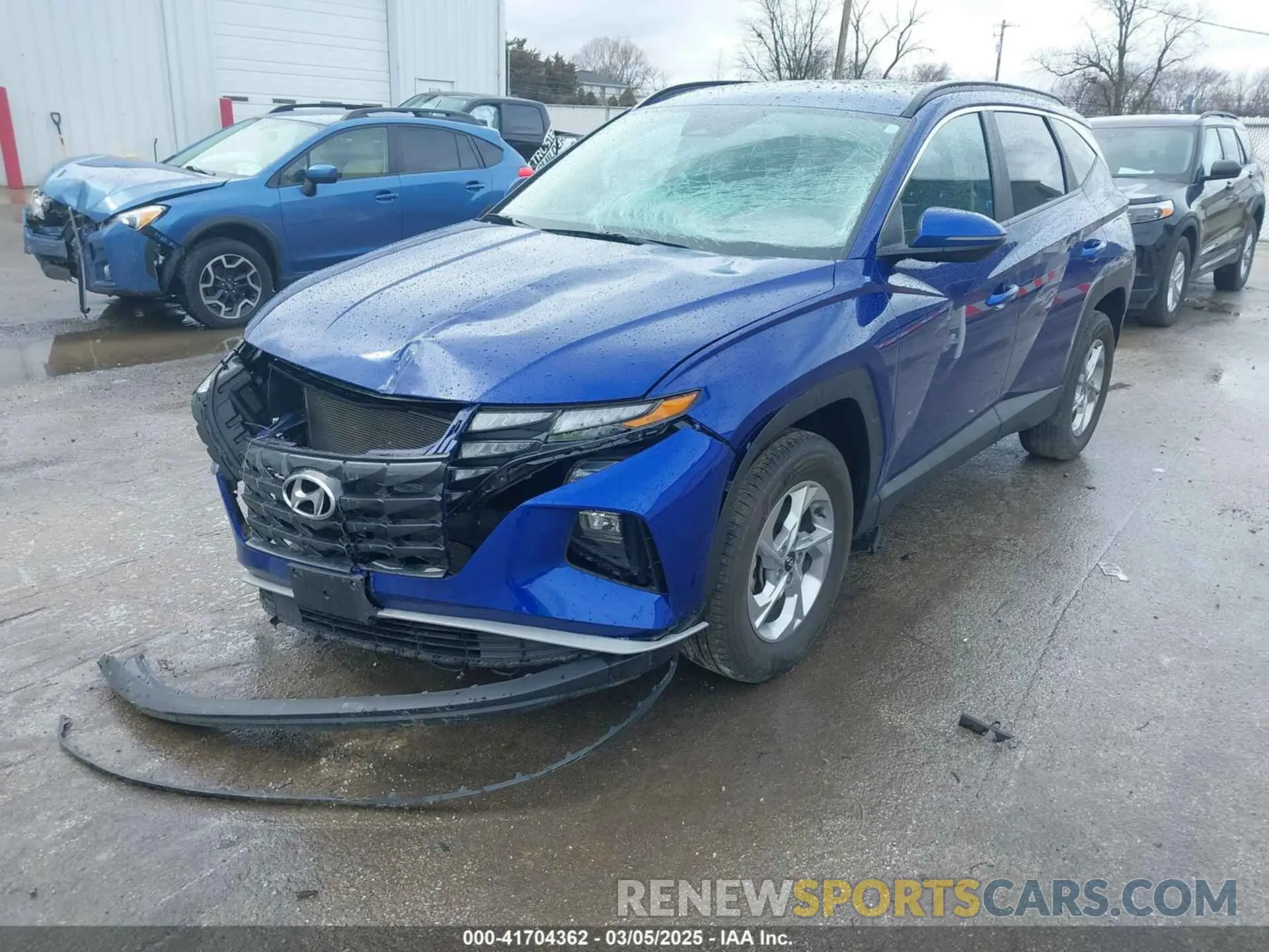 2 Photograph of a damaged car 5NMJBCAE6NH041282 HYUNDAI TUCSON 2022