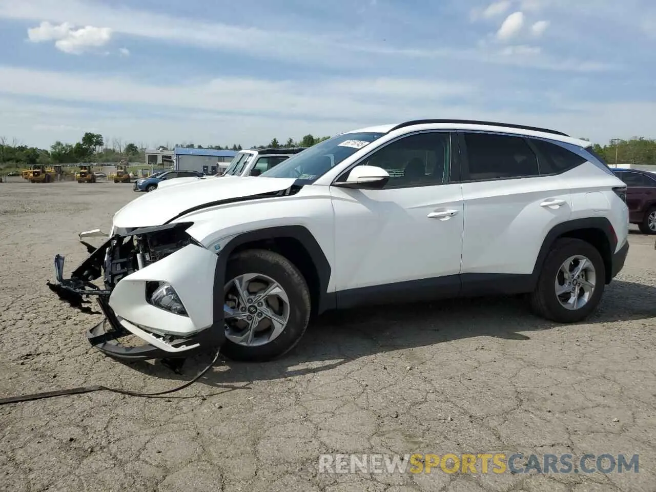 1 Photograph of a damaged car 5NMJBCAE6NH097898 HYUNDAI TUCSON 2022