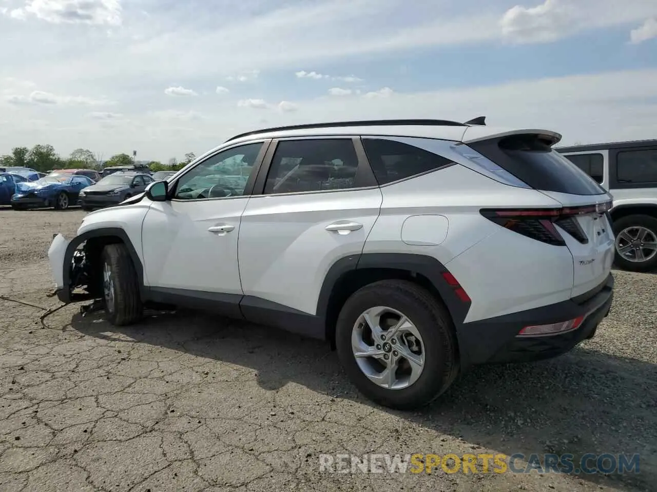 2 Photograph of a damaged car 5NMJBCAE6NH097898 HYUNDAI TUCSON 2022