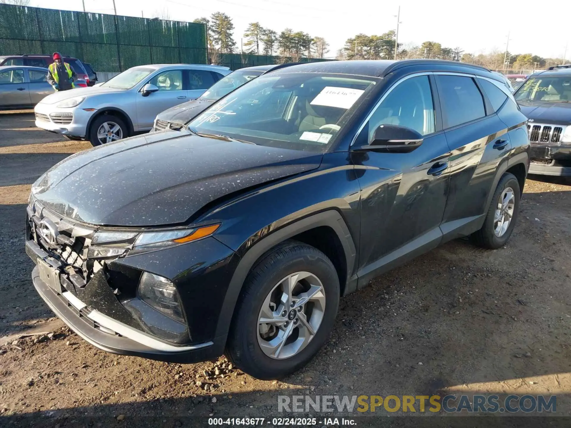 2 Photograph of a damaged car 5NMJBCAE7NH094704 HYUNDAI TUCSON 2022