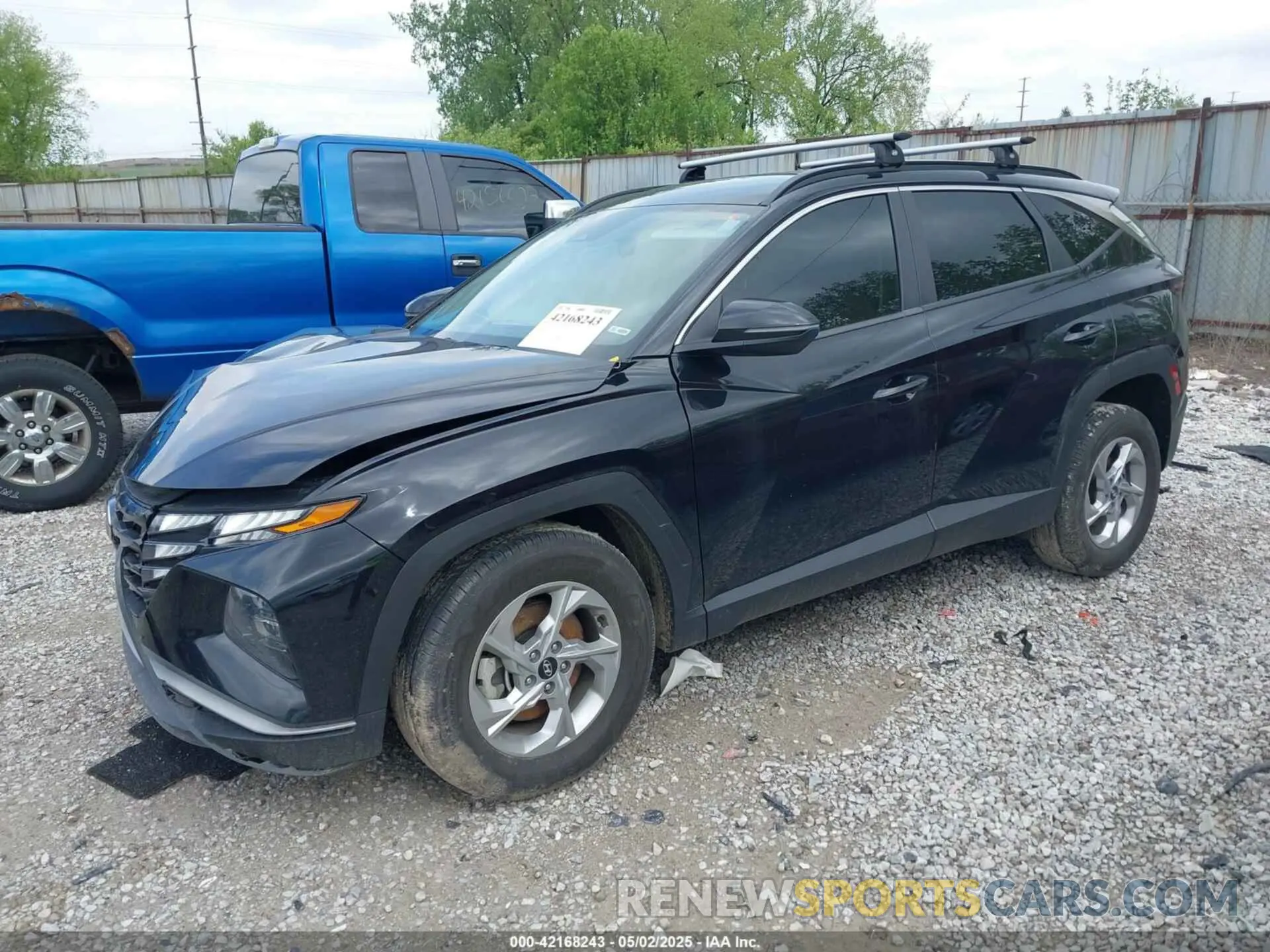 2 Photograph of a damaged car 5NMJBCAE7NH109685 HYUNDAI TUCSON 2022