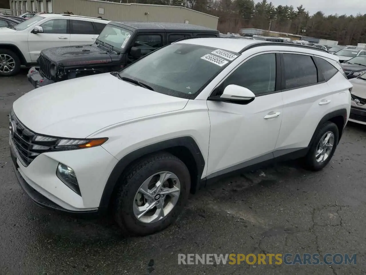 1 Photograph of a damaged car 5NMJBCAE8NH086319 HYUNDAI TUCSON 2022