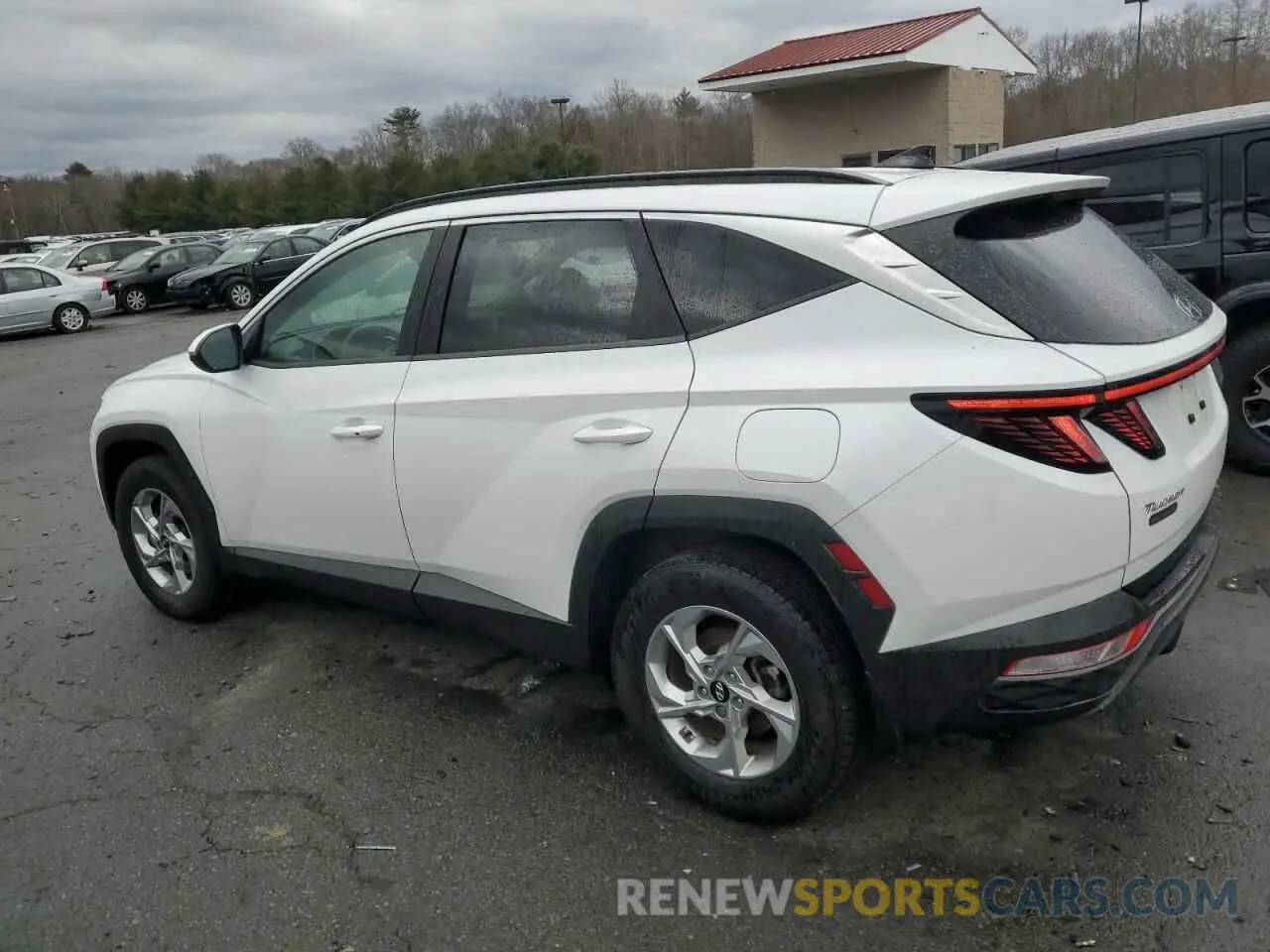 2 Photograph of a damaged car 5NMJBCAE8NH086319 HYUNDAI TUCSON 2022