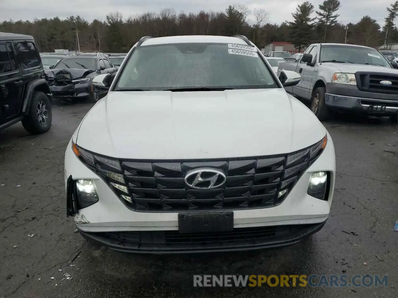 5 Photograph of a damaged car 5NMJBCAE8NH086319 HYUNDAI TUCSON 2022