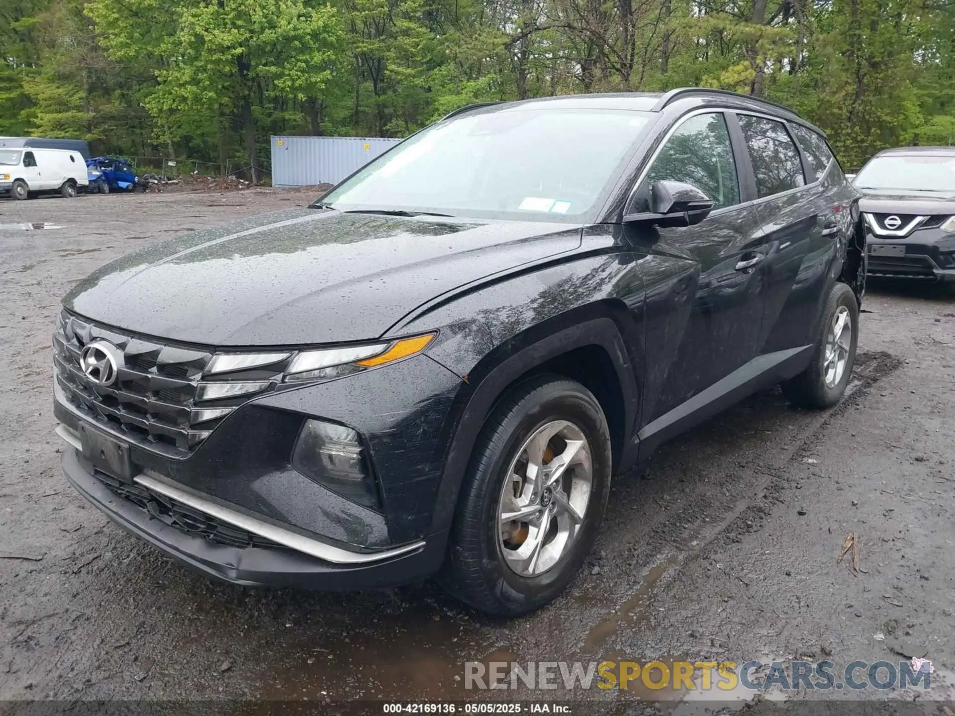 2 Photograph of a damaged car 5NMJBCAE9NH015906 HYUNDAI TUCSON 2022