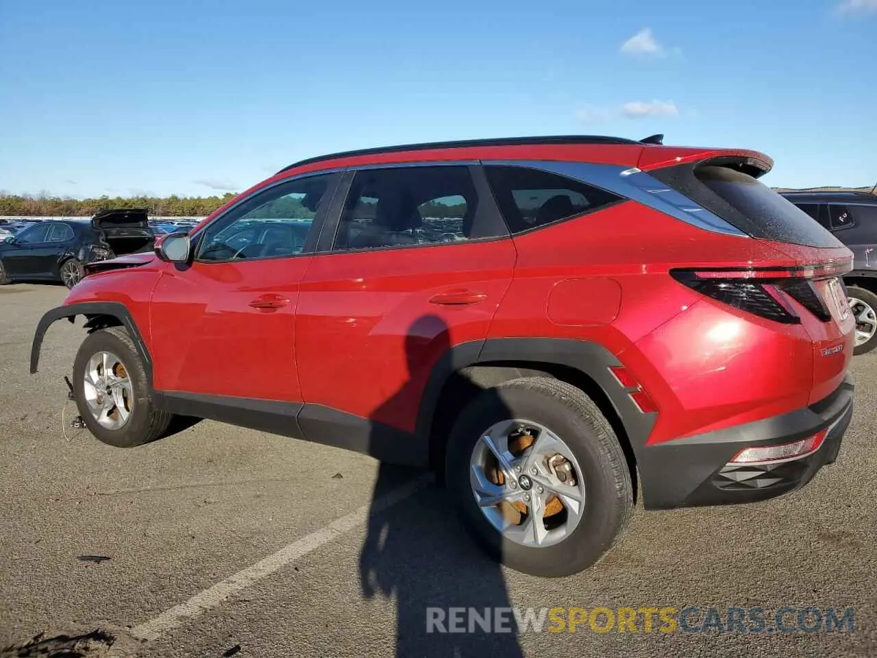 2 Photograph of a damaged car 5NMJBCAE9NH080903 HYUNDAI TUCSON 2022