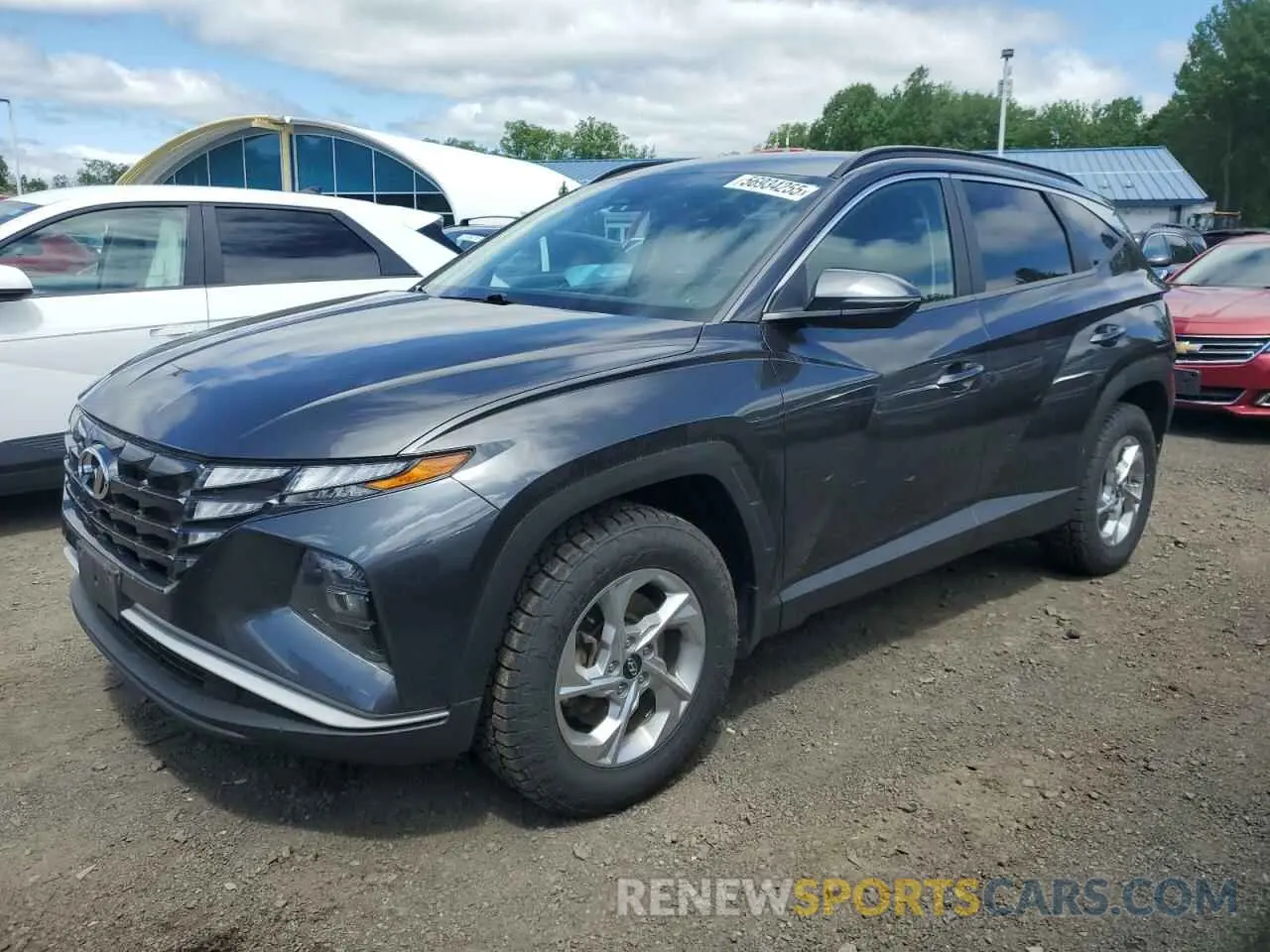 1 Photograph of a damaged car 5NMJBCAE9NH086331 HYUNDAI TUCSON 2022