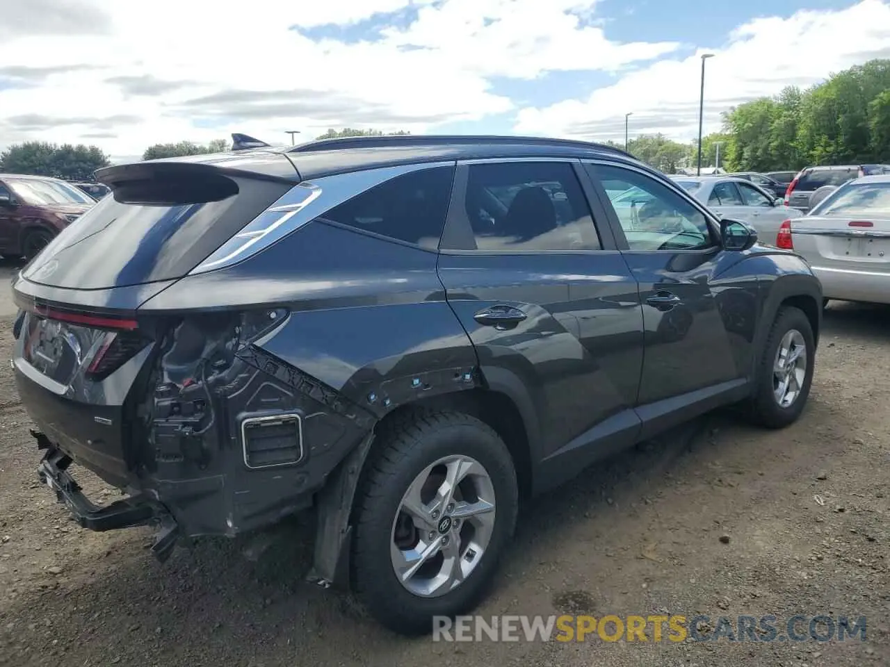 3 Photograph of a damaged car 5NMJBCAE9NH086331 HYUNDAI TUCSON 2022