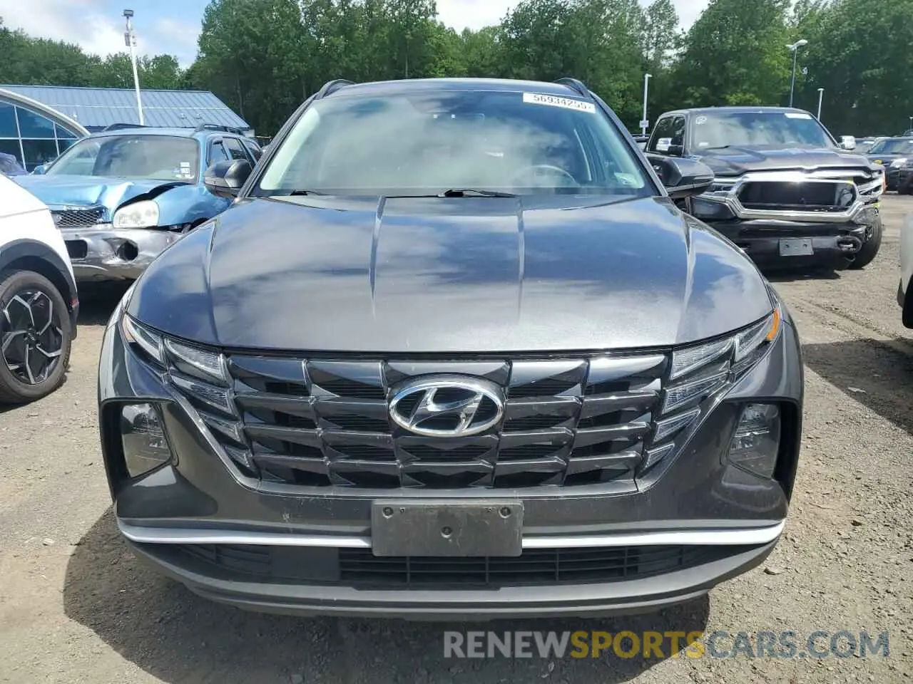 5 Photograph of a damaged car 5NMJBCAE9NH086331 HYUNDAI TUCSON 2022