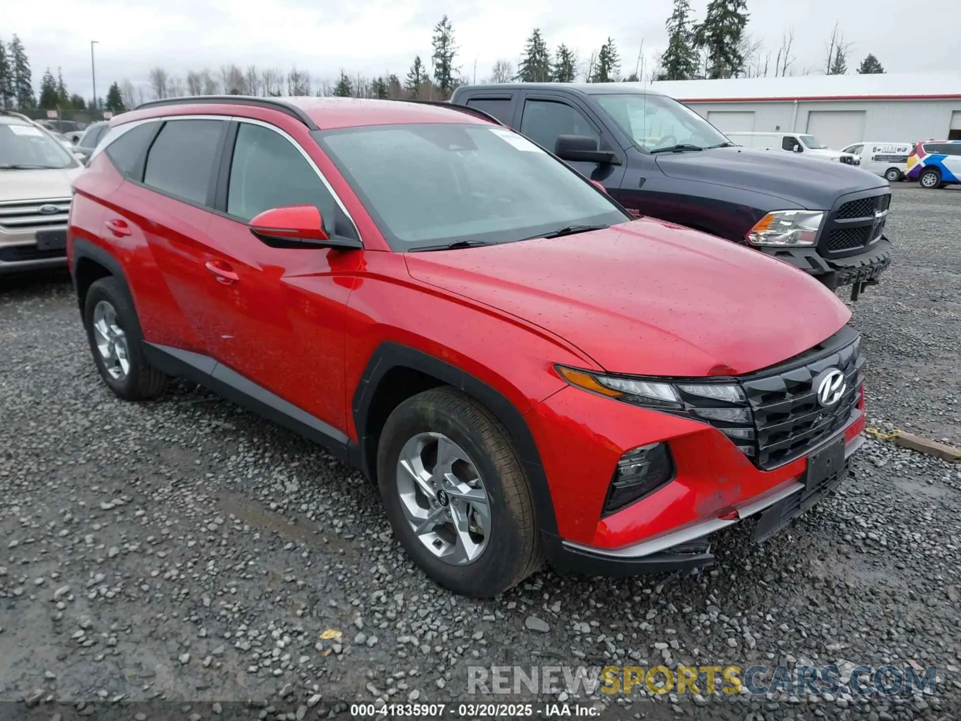 1 Photograph of a damaged car 5NMJBCAE9NH131106 HYUNDAI TUCSON 2022