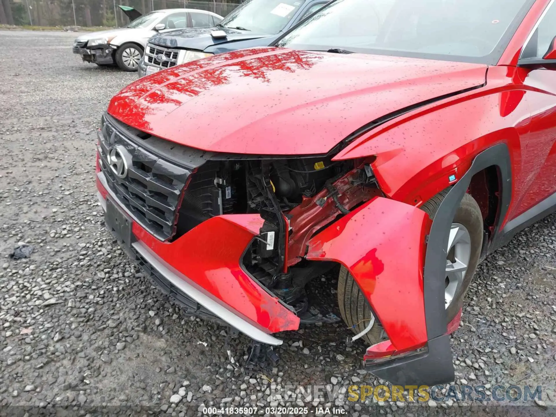 6 Photograph of a damaged car 5NMJBCAE9NH131106 HYUNDAI TUCSON 2022
