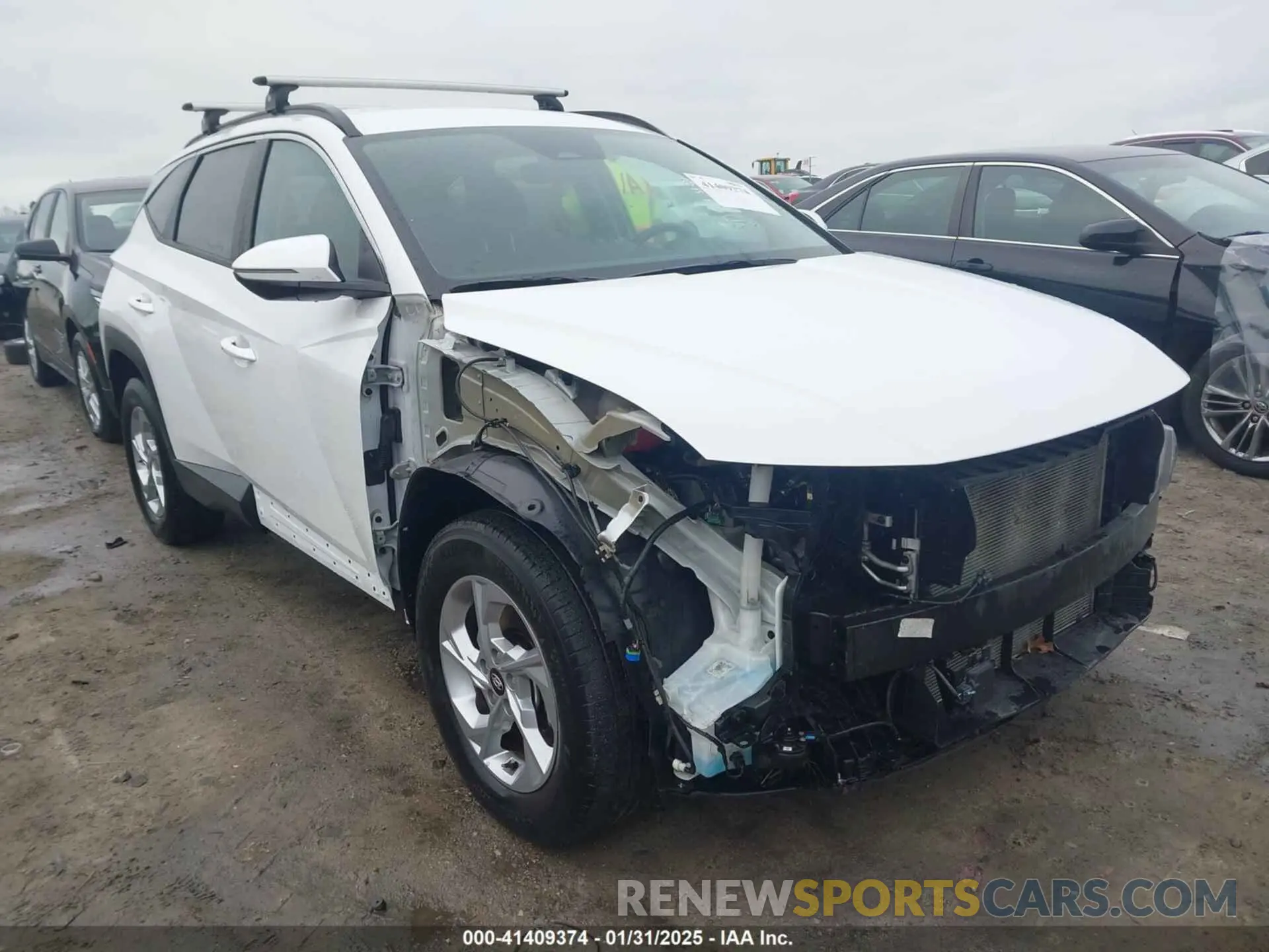 1 Photograph of a damaged car 5NMJBCAE9NH153008 HYUNDAI TUCSON 2022