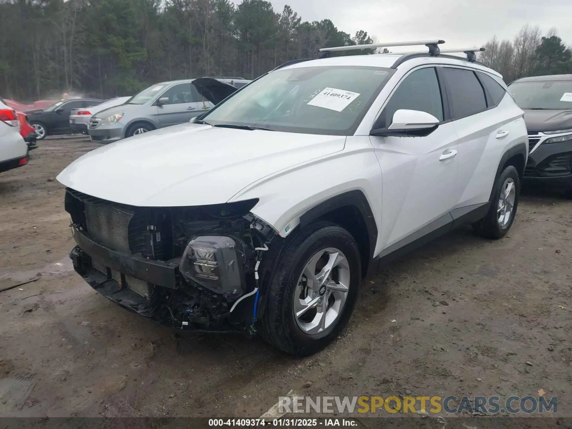 2 Photograph of a damaged car 5NMJBCAE9NH153008 HYUNDAI TUCSON 2022