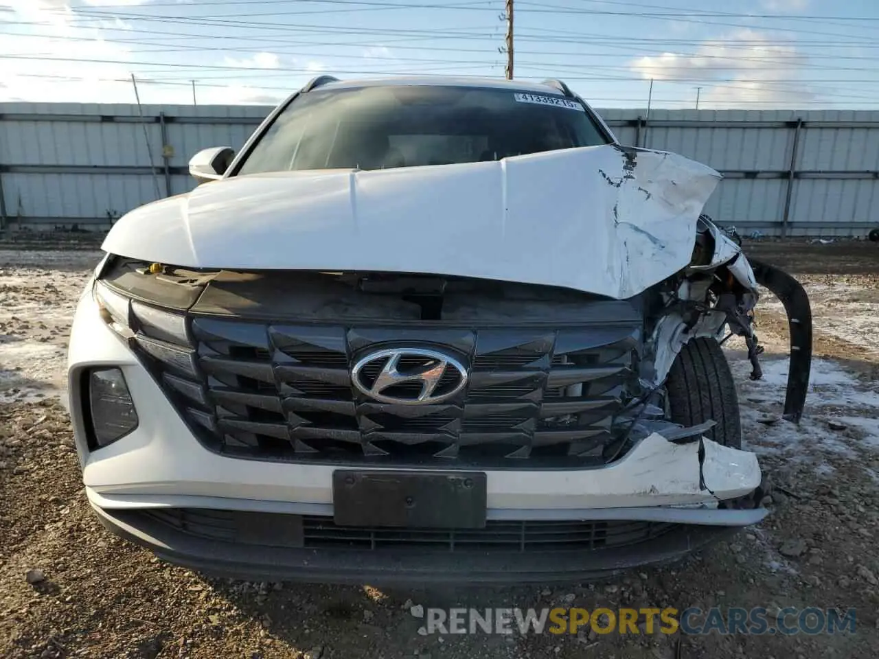 5 Photograph of a damaged car 5NMJBCAE9NH160038 HYUNDAI TUCSON 2022