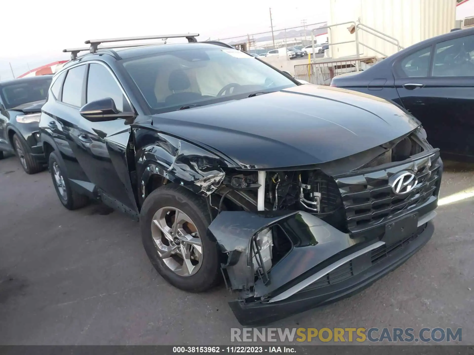 1 Photograph of a damaged car 5NMJBCAEXNH037882 HYUNDAI TUCSON 2022