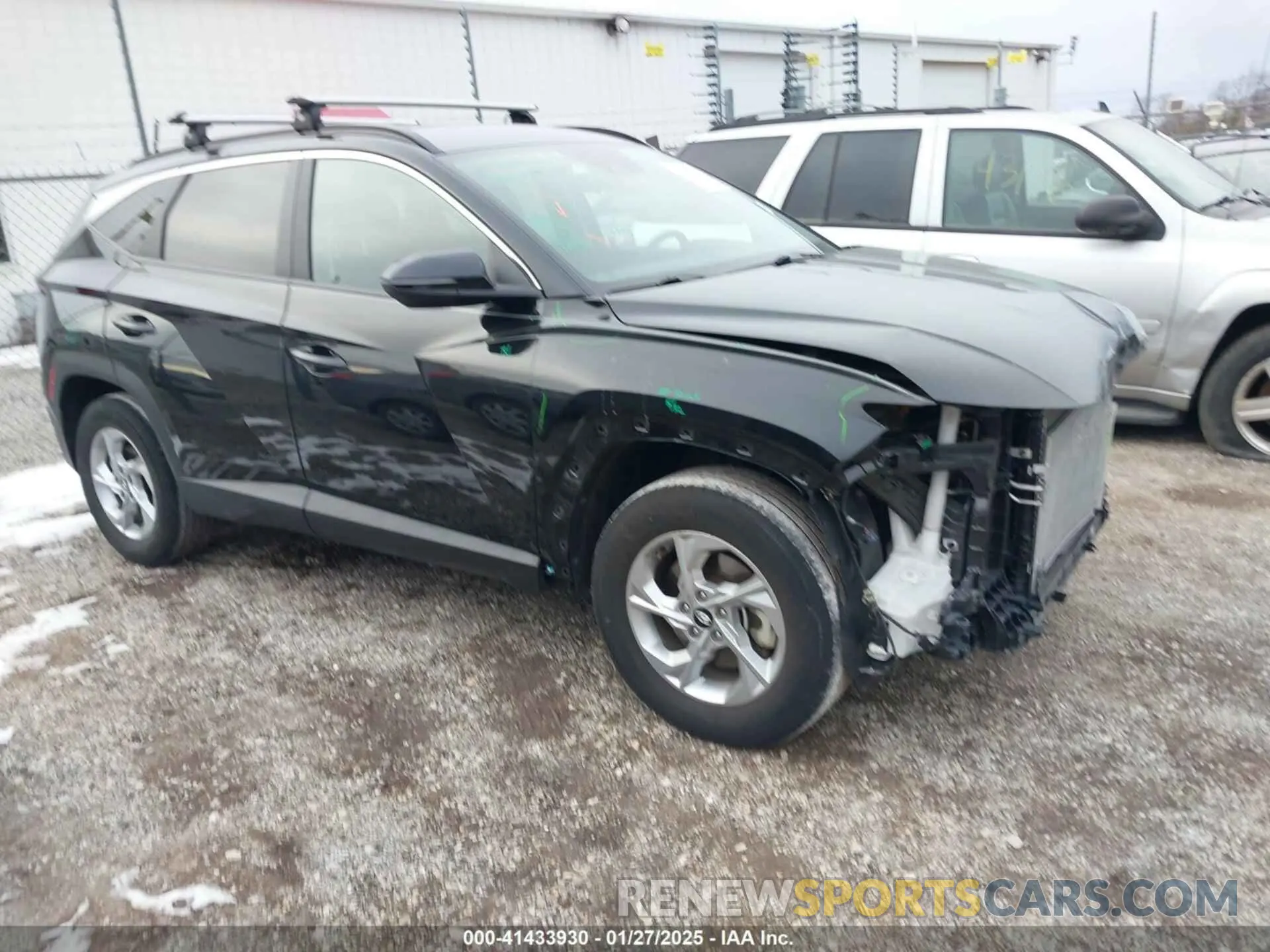 1 Photograph of a damaged car 5NMJBCAEXNH141045 HYUNDAI TUCSON 2022