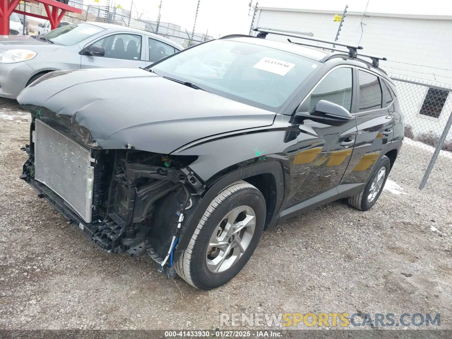 2 Photograph of a damaged car 5NMJBCAEXNH141045 HYUNDAI TUCSON 2022