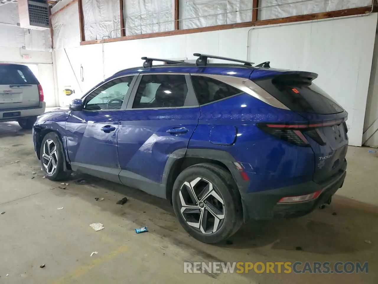 2 Photograph of a damaged car 5NMJC3AE1NH052090 HYUNDAI TUCSON 2022