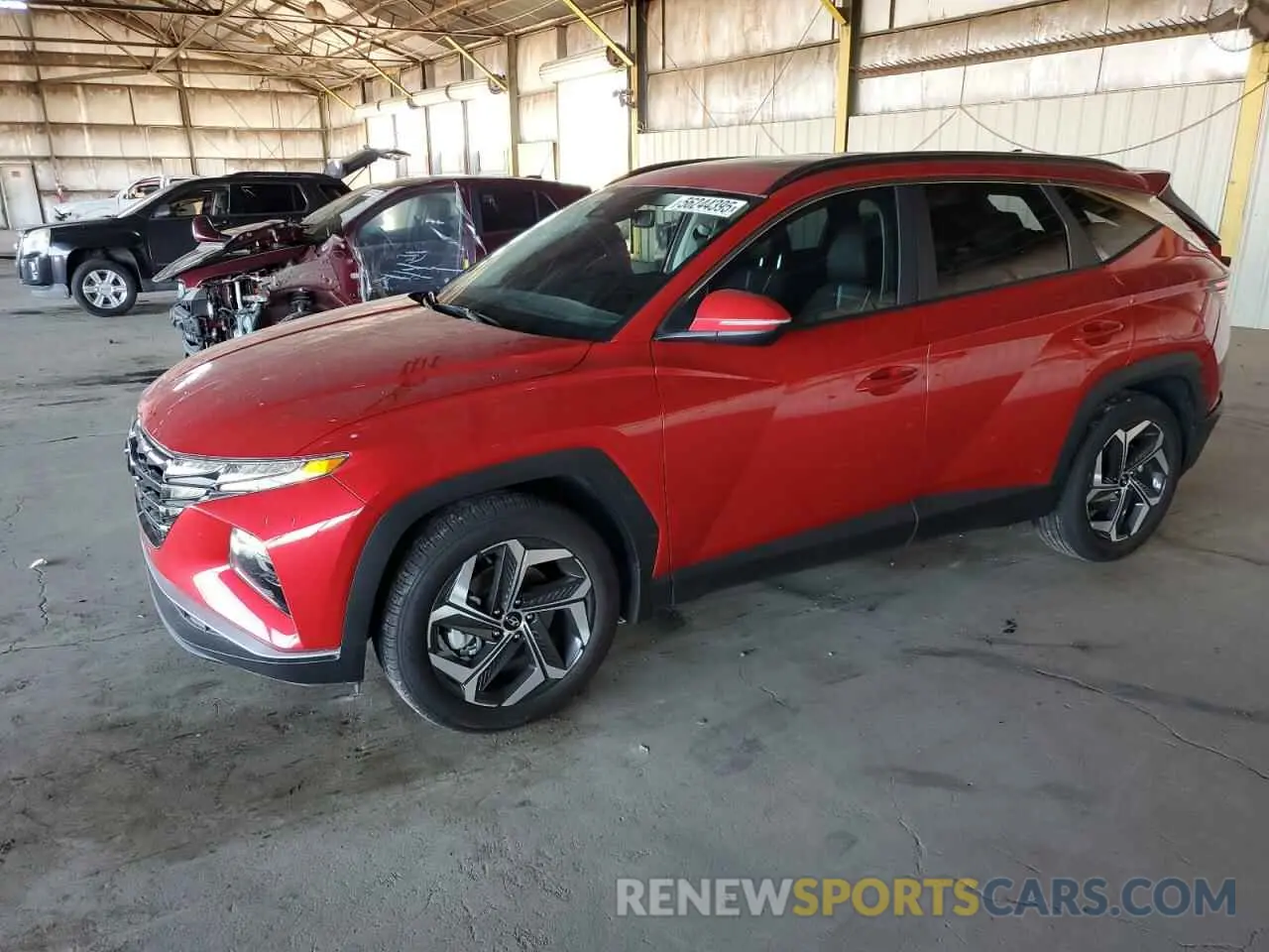 1 Photograph of a damaged car 5NMJC3AE1NH089625 HYUNDAI TUCSON 2022