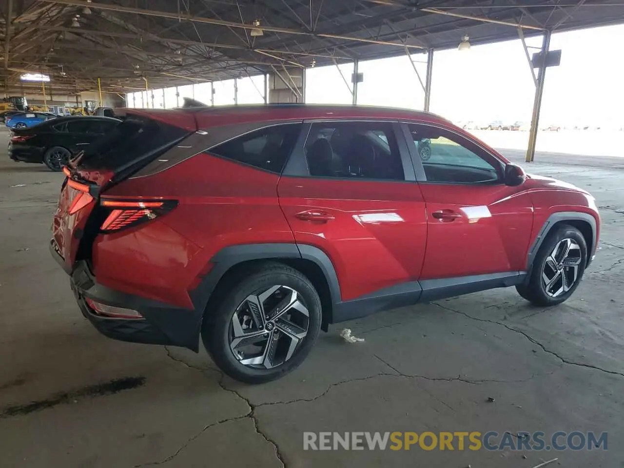 3 Photograph of a damaged car 5NMJC3AE1NH089625 HYUNDAI TUCSON 2022