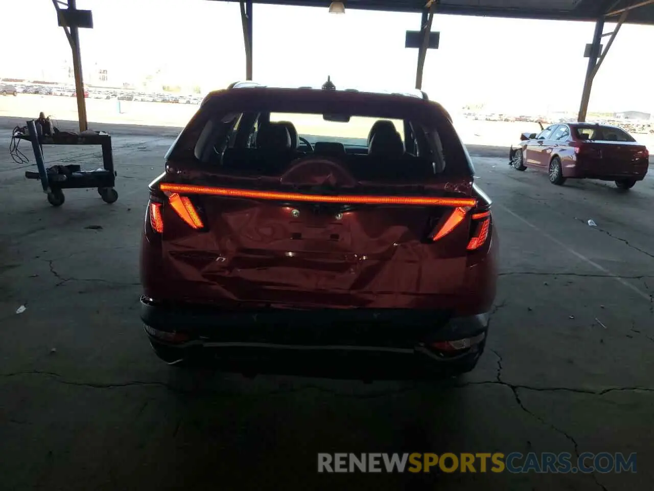 6 Photograph of a damaged car 5NMJC3AE1NH089625 HYUNDAI TUCSON 2022