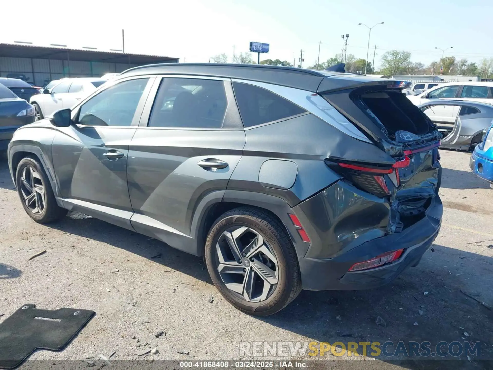 3 Photograph of a damaged car 5NMJC3AE1NH152514 HYUNDAI TUCSON 2022