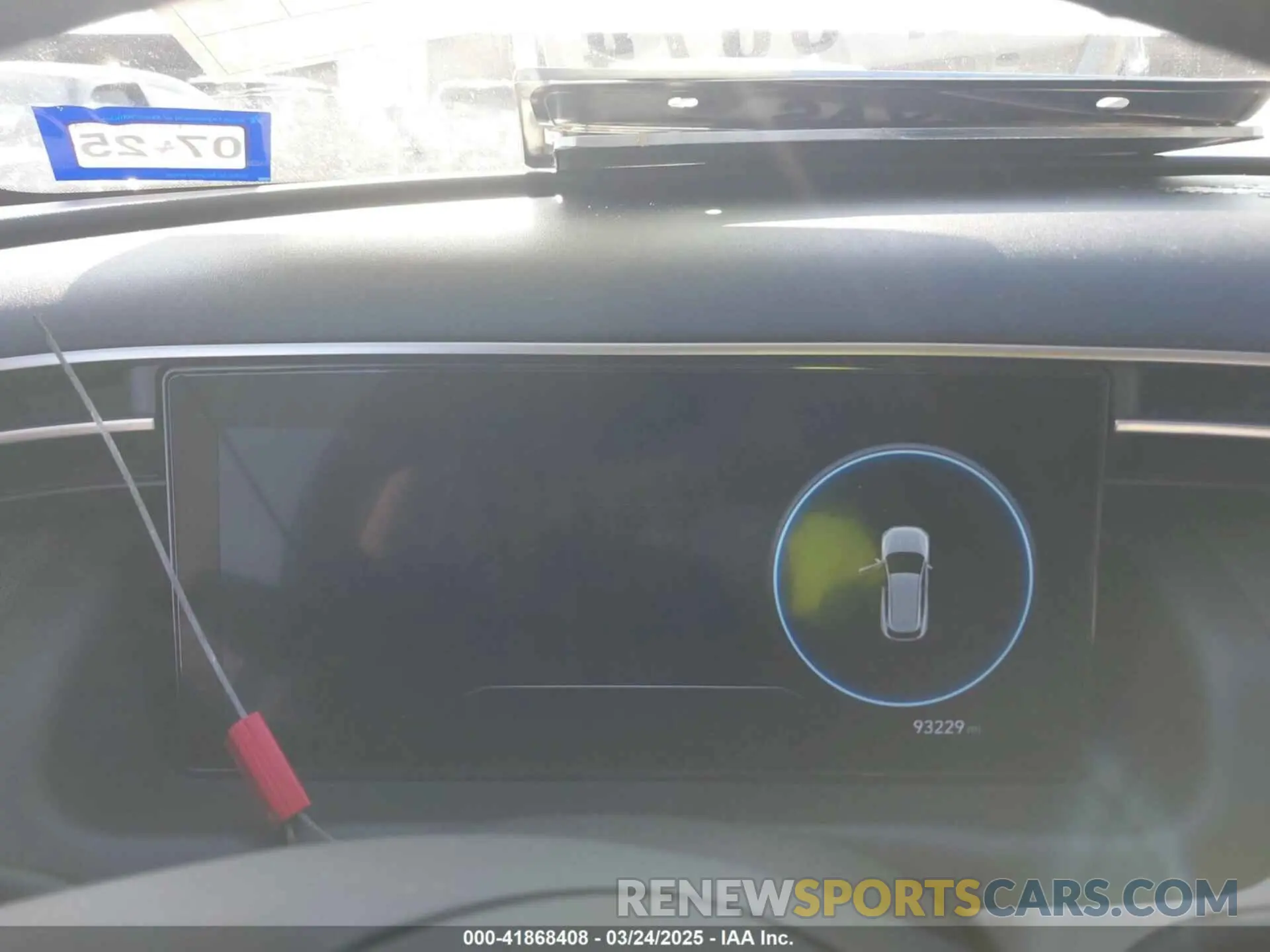 7 Photograph of a damaged car 5NMJC3AE1NH152514 HYUNDAI TUCSON 2022