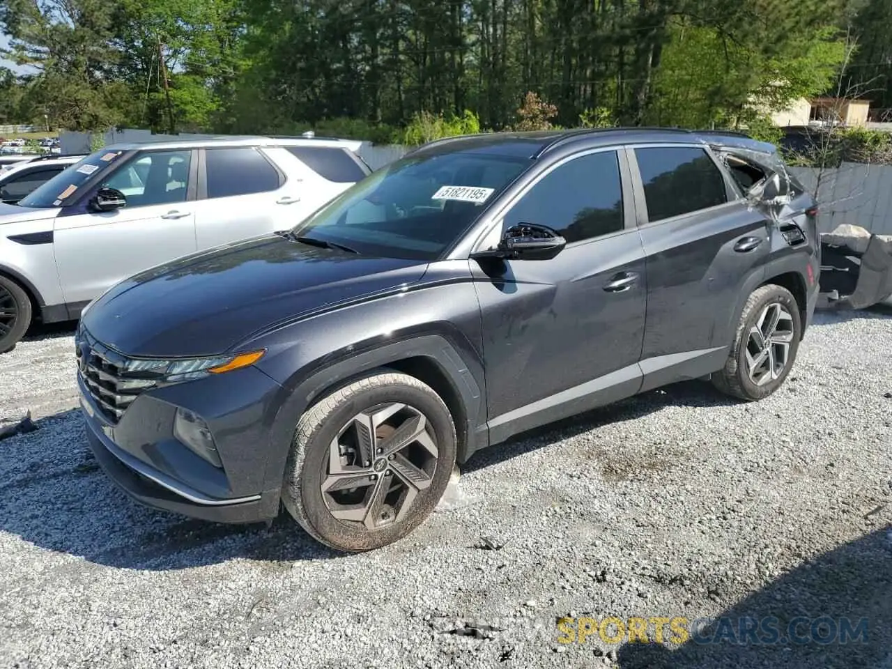 1 Photograph of a damaged car 5NMJC3AE4NH050592 HYUNDAI TUCSON 2022