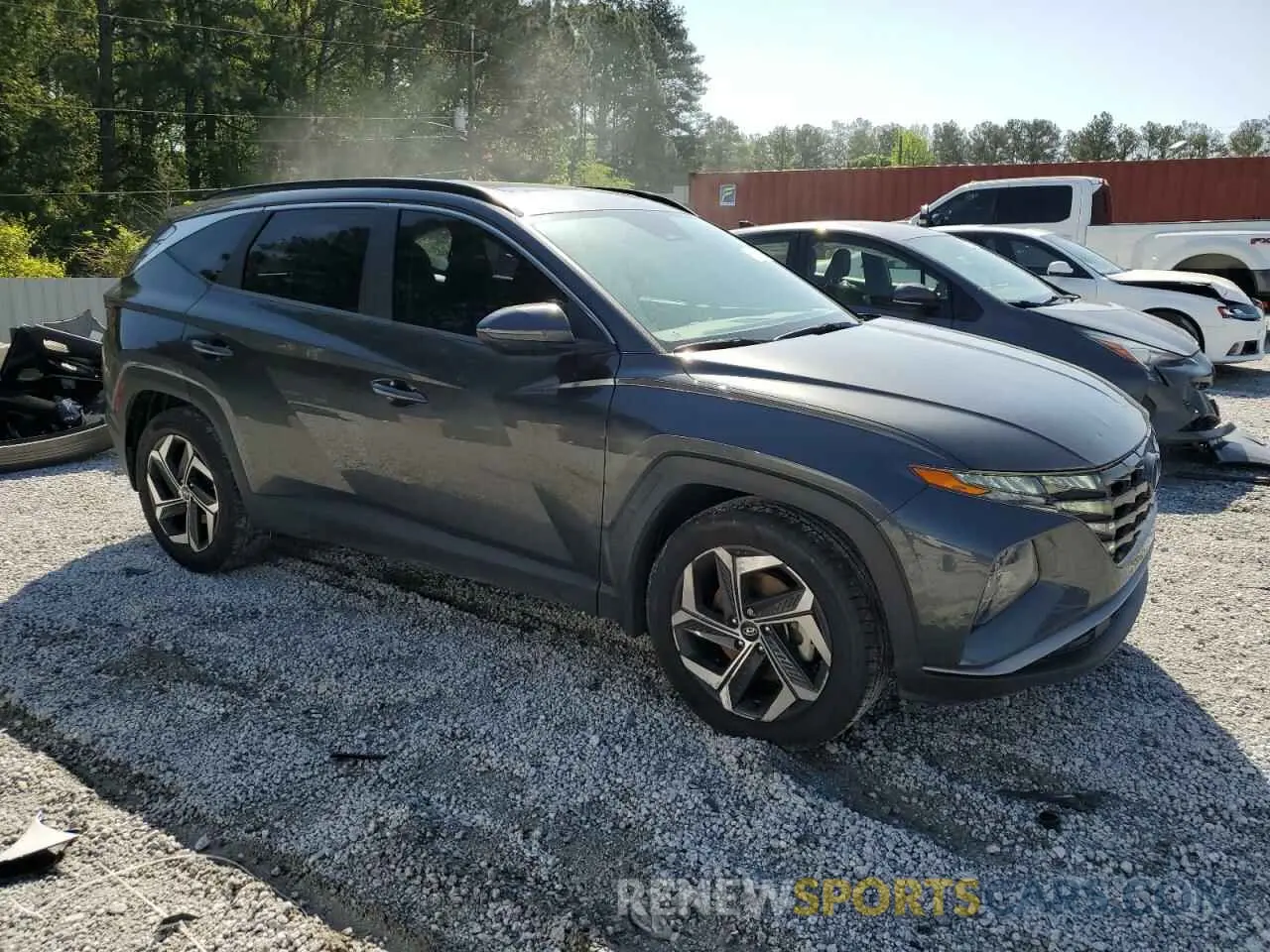 4 Photograph of a damaged car 5NMJC3AE4NH050592 HYUNDAI TUCSON 2022