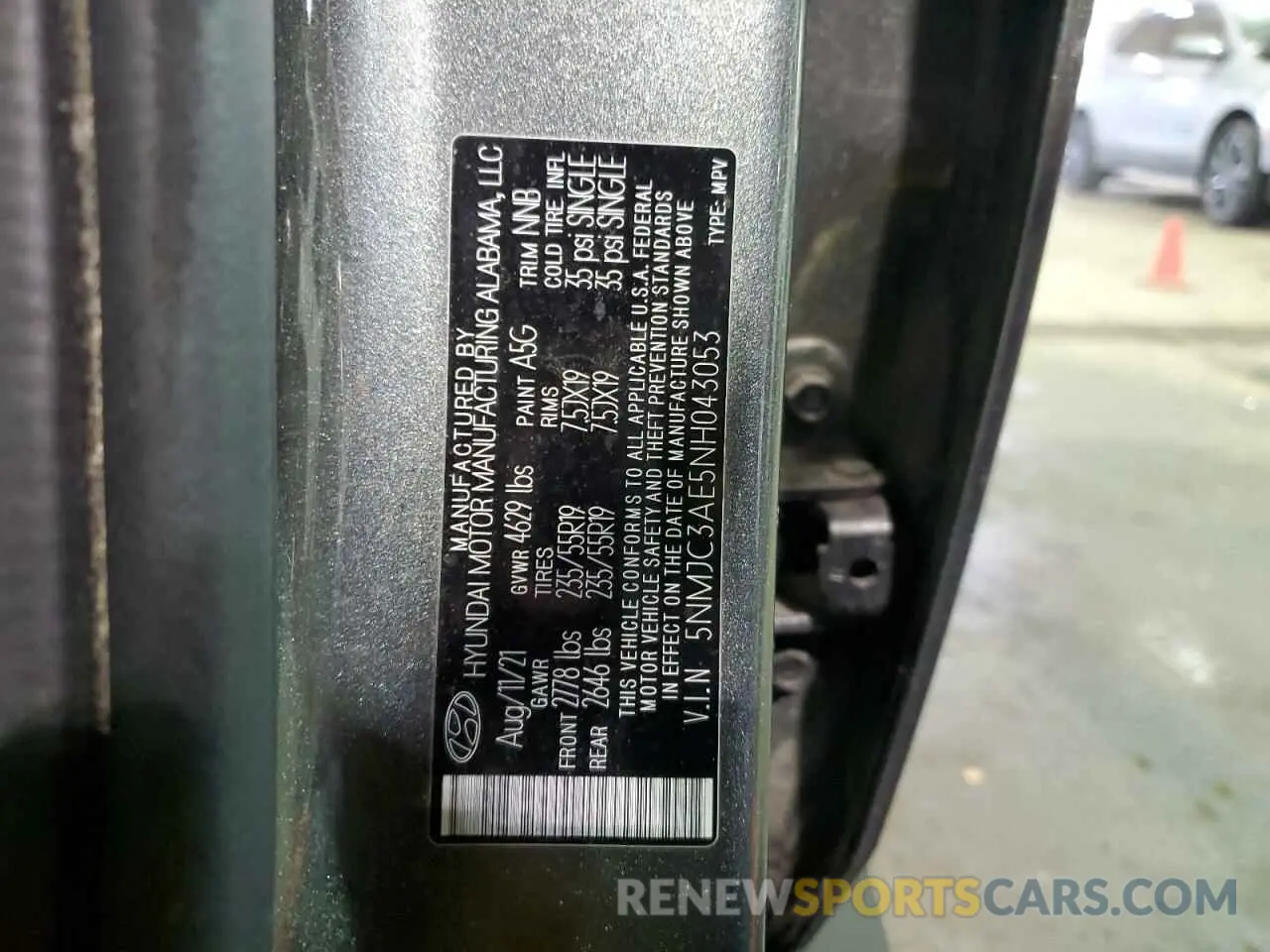 13 Photograph of a damaged car 5NMJC3AE5NH043053 HYUNDAI TUCSON 2022