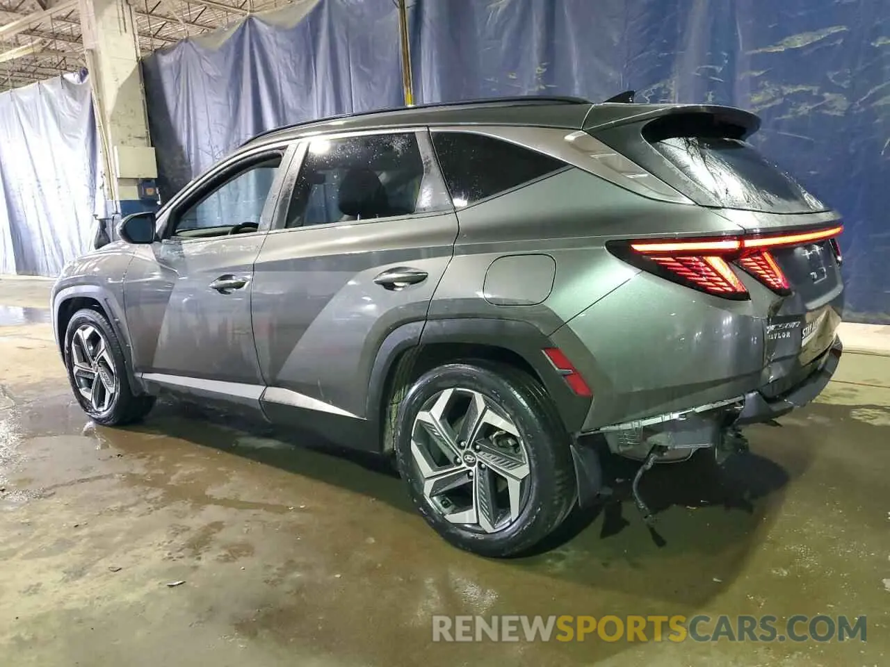 2 Photograph of a damaged car 5NMJC3AE5NH043053 HYUNDAI TUCSON 2022