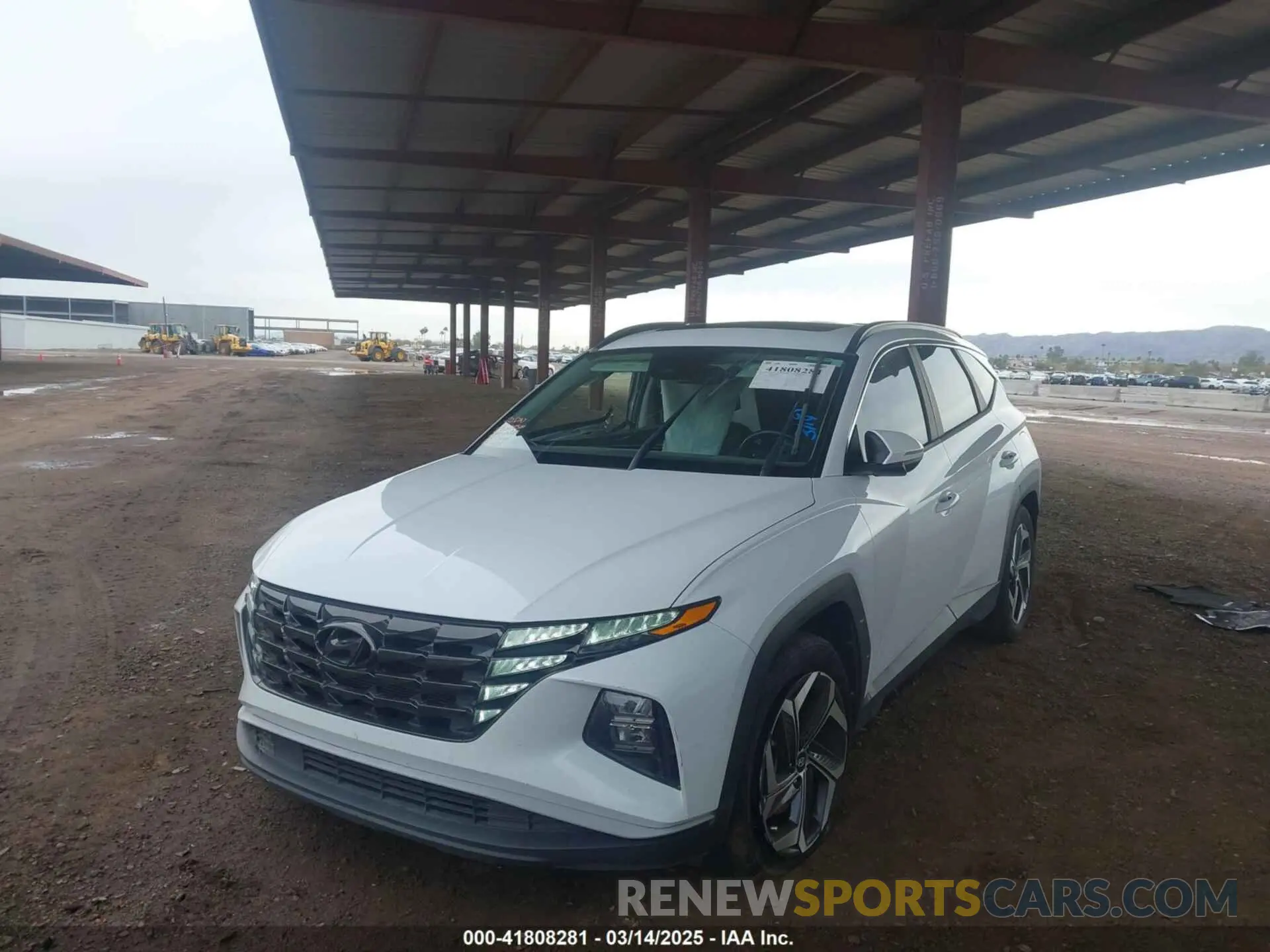 2 Photograph of a damaged car 5NMJC3AE6NH060475 HYUNDAI TUCSON 2022