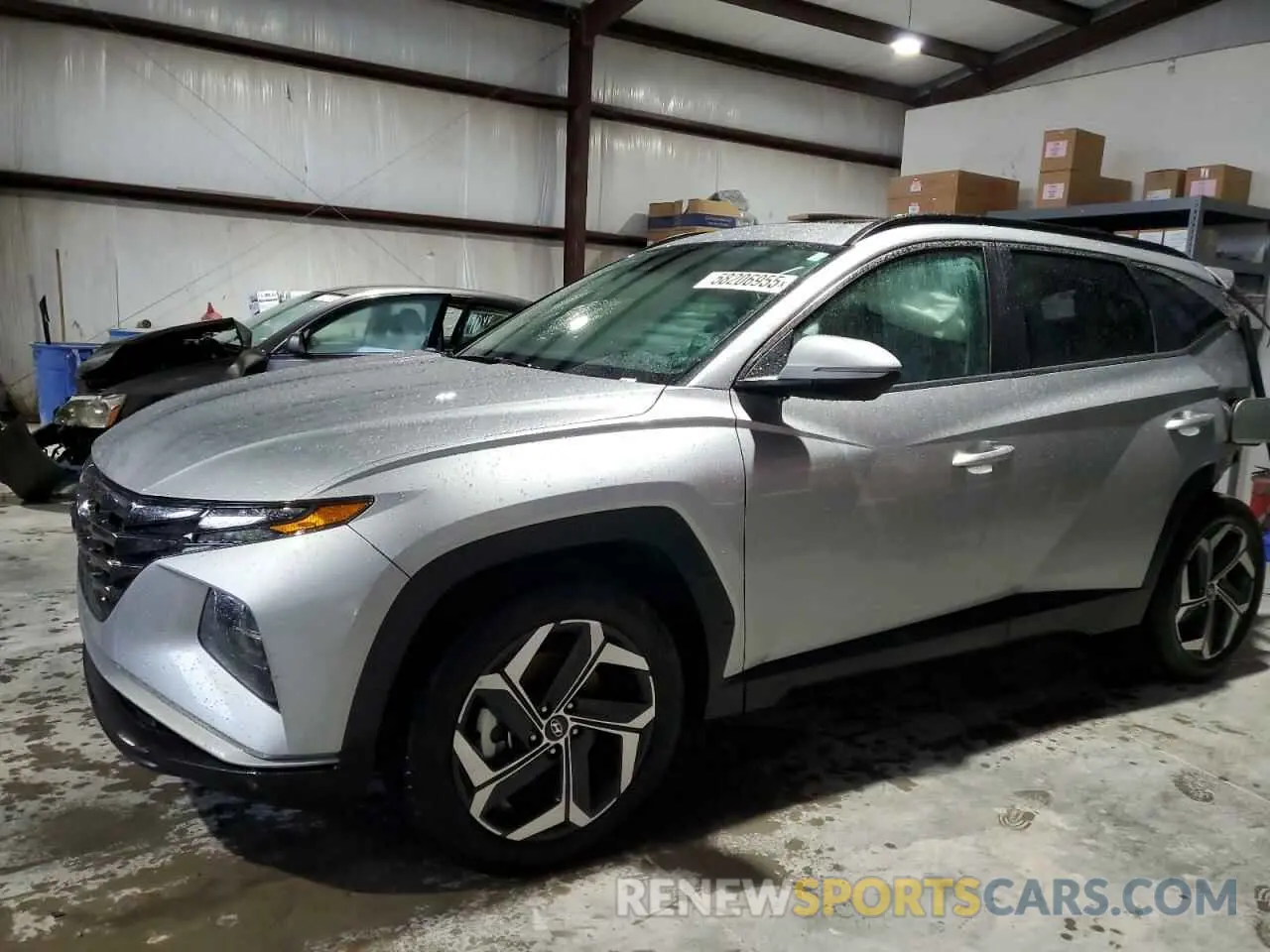 1 Photograph of a damaged car 5NMJC3AE6NH089247 HYUNDAI TUCSON 2022