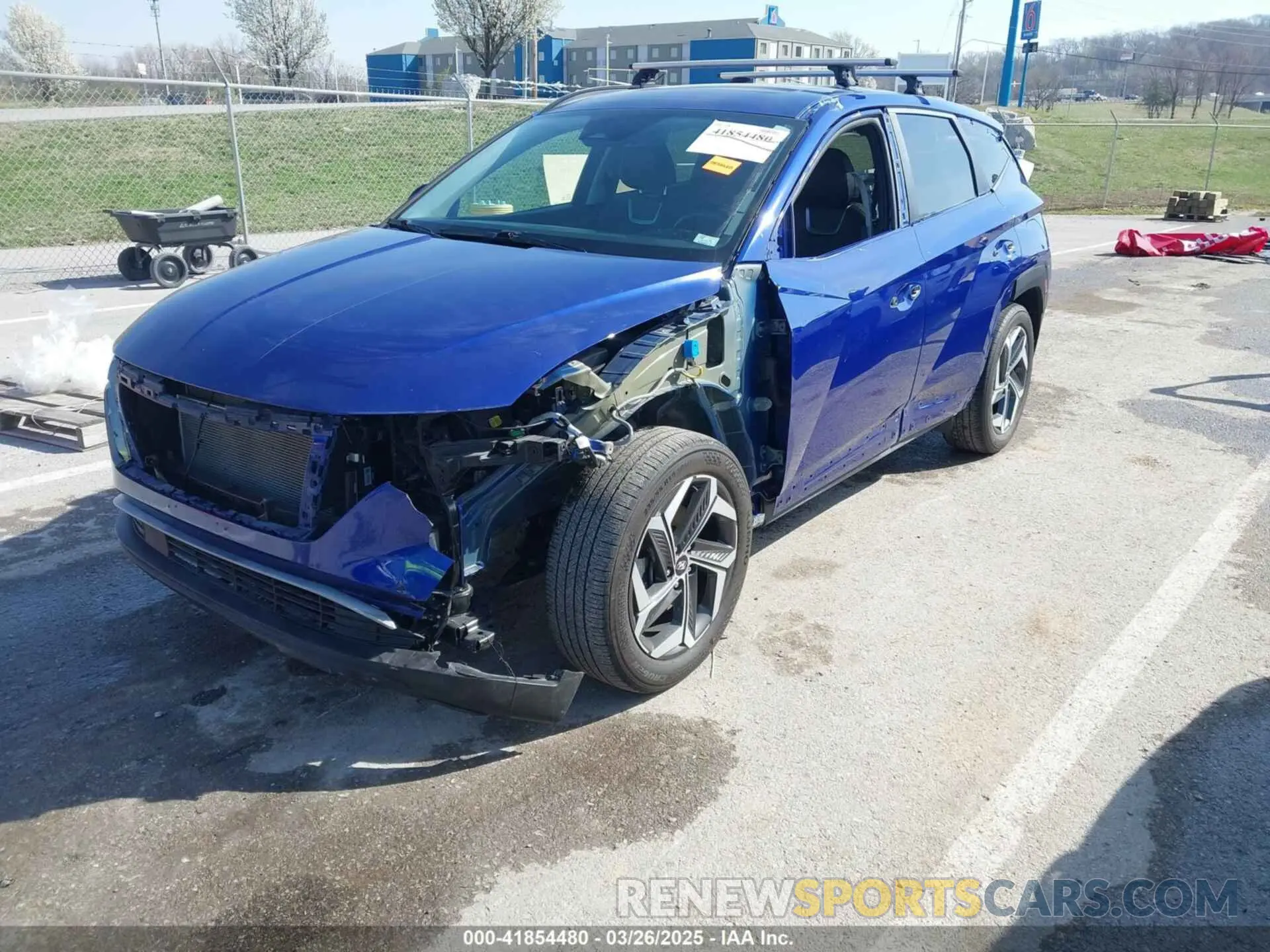 2 Photograph of a damaged car 5NMJC3AE6NH127253 HYUNDAI TUCSON 2022