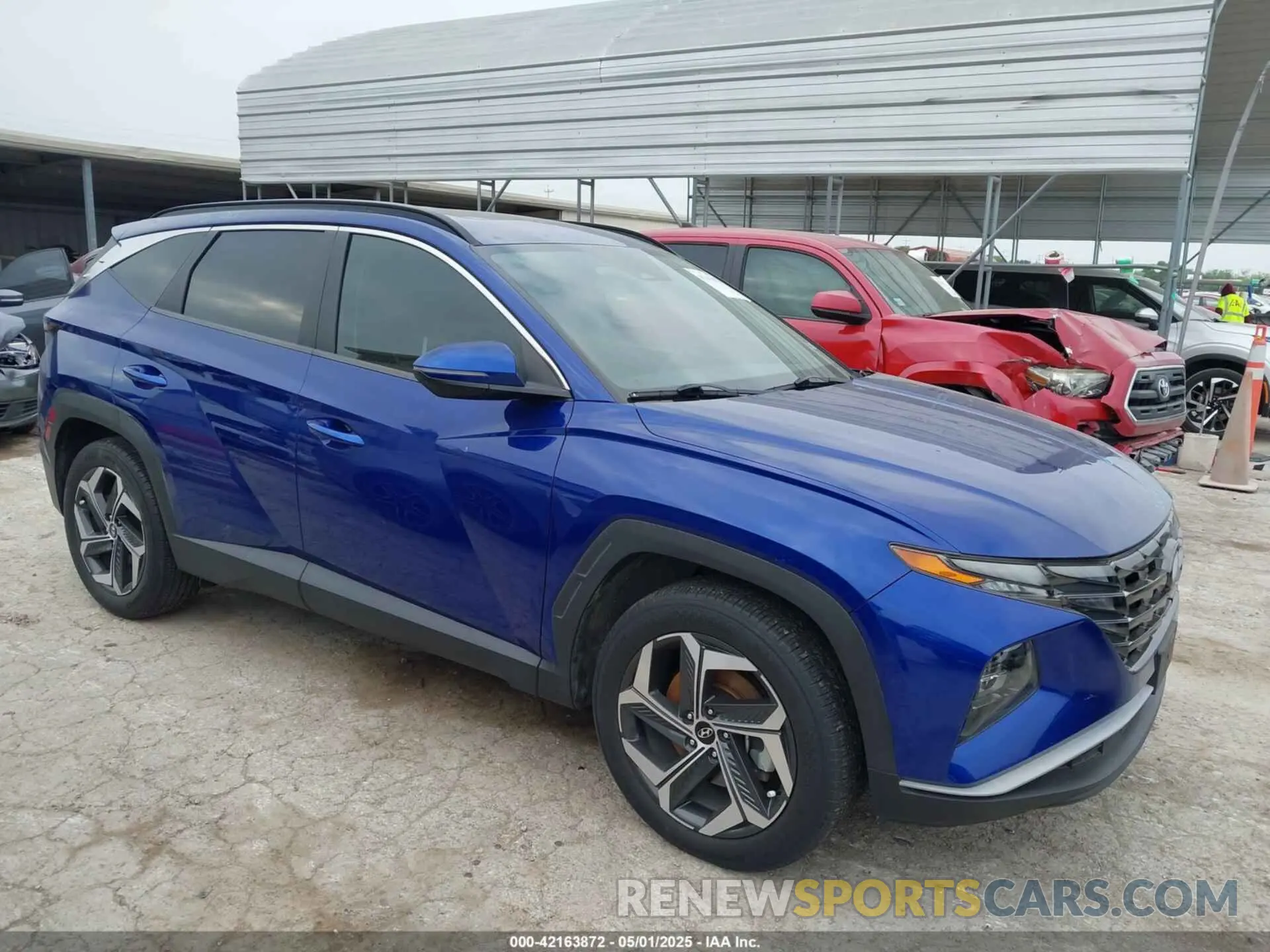 1 Photograph of a damaged car 5NMJC3AE7NH004397 HYUNDAI TUCSON 2022