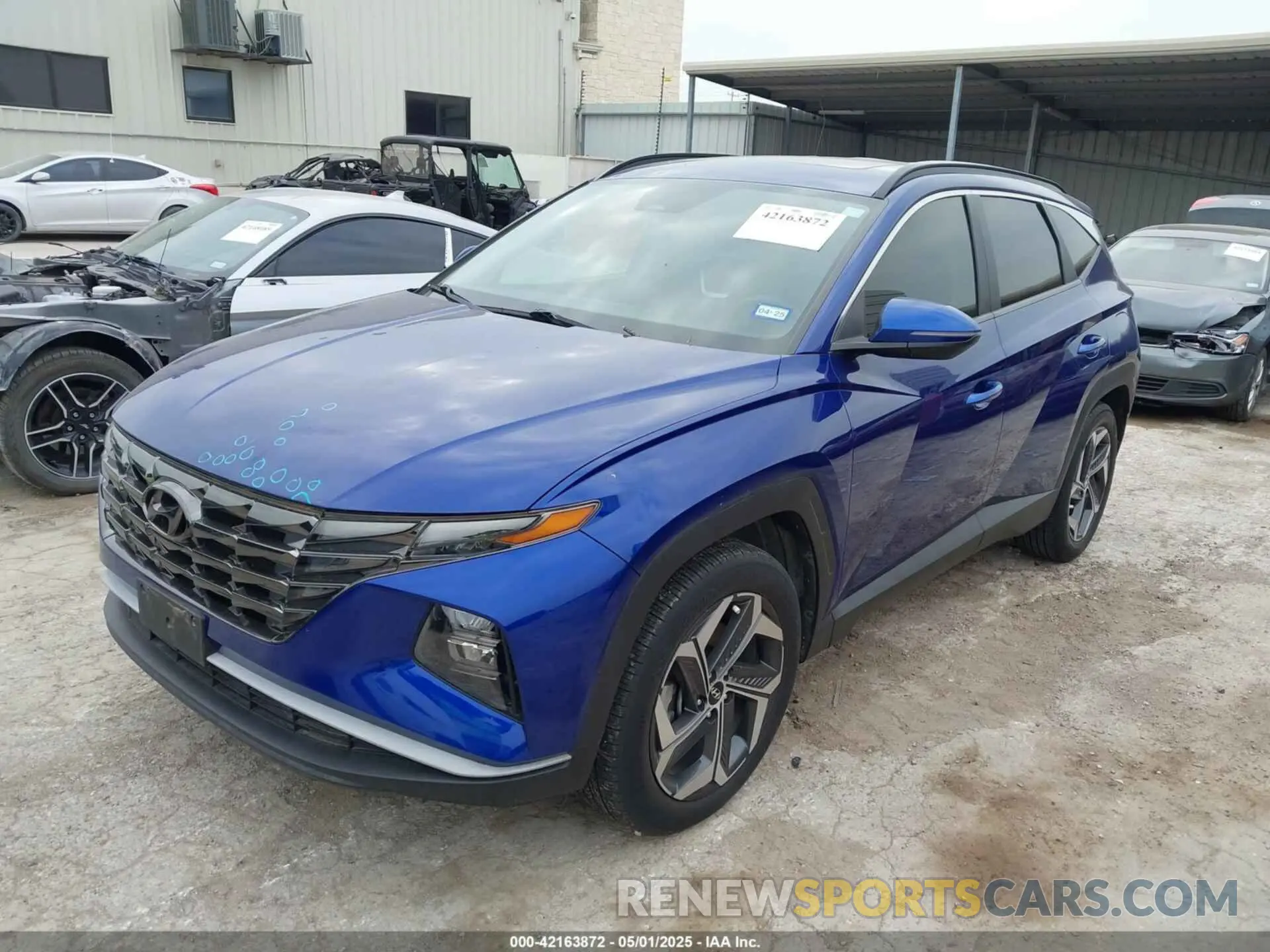 2 Photograph of a damaged car 5NMJC3AE7NH004397 HYUNDAI TUCSON 2022
